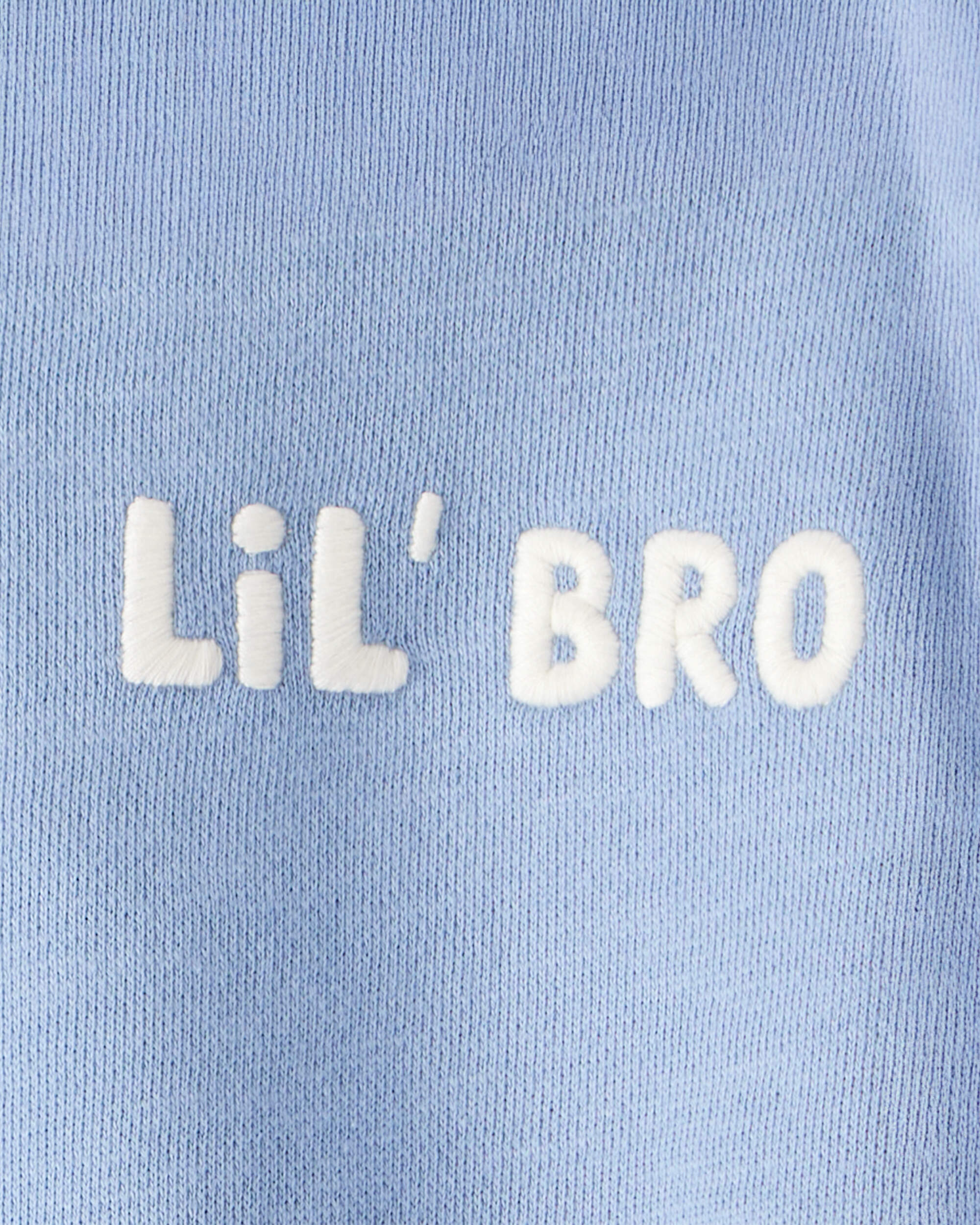 Baby Boy Organic Cotton Lil' Bro Bubble