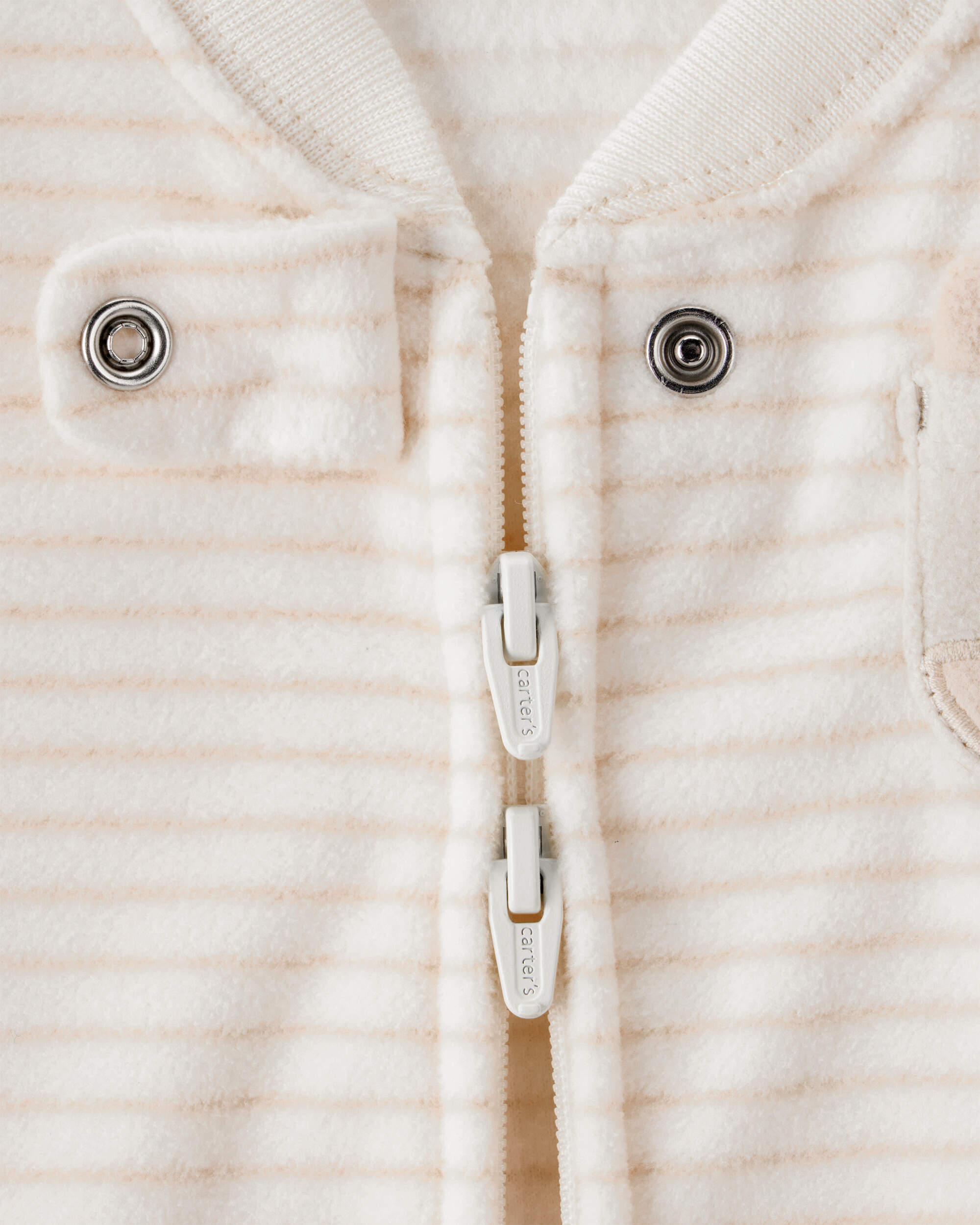 Baby Loose Fit Long-Sleeve Wearable Blanket - White