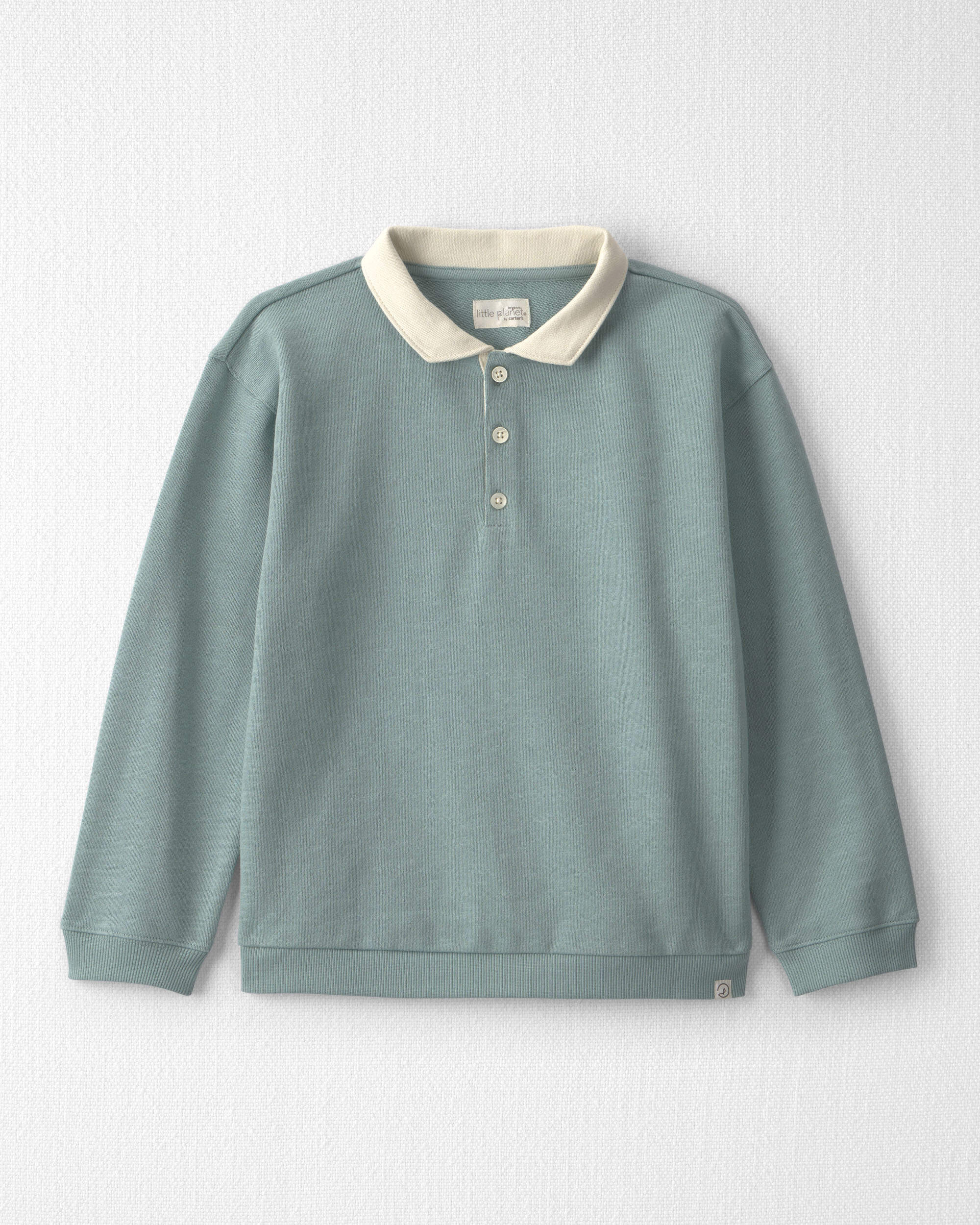Boys Organic Cotton French Terry Polo