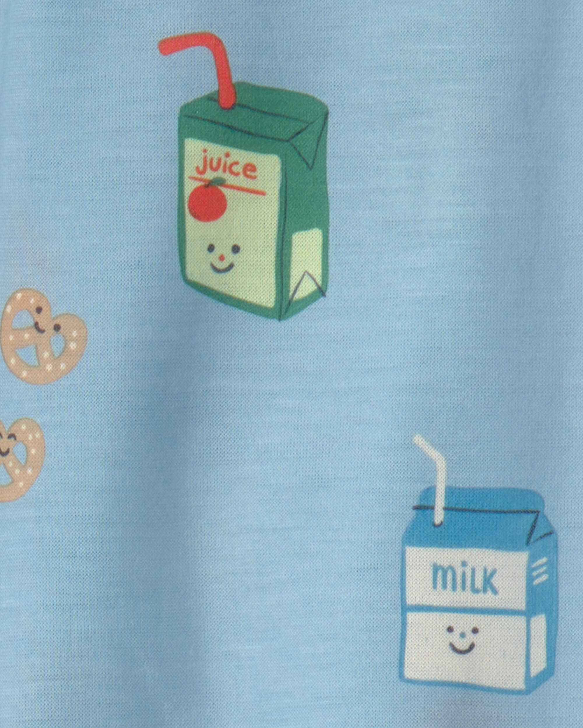 Toddler Boy Juice Box Short-Sleeve 2-Piece Pyjama Set