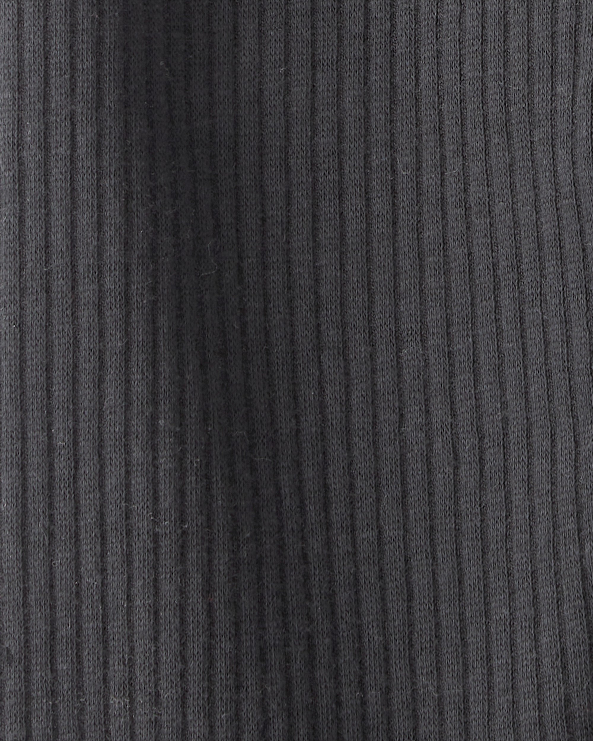 Baby Girl Pull-On Stretch Cozy Leggings - Black