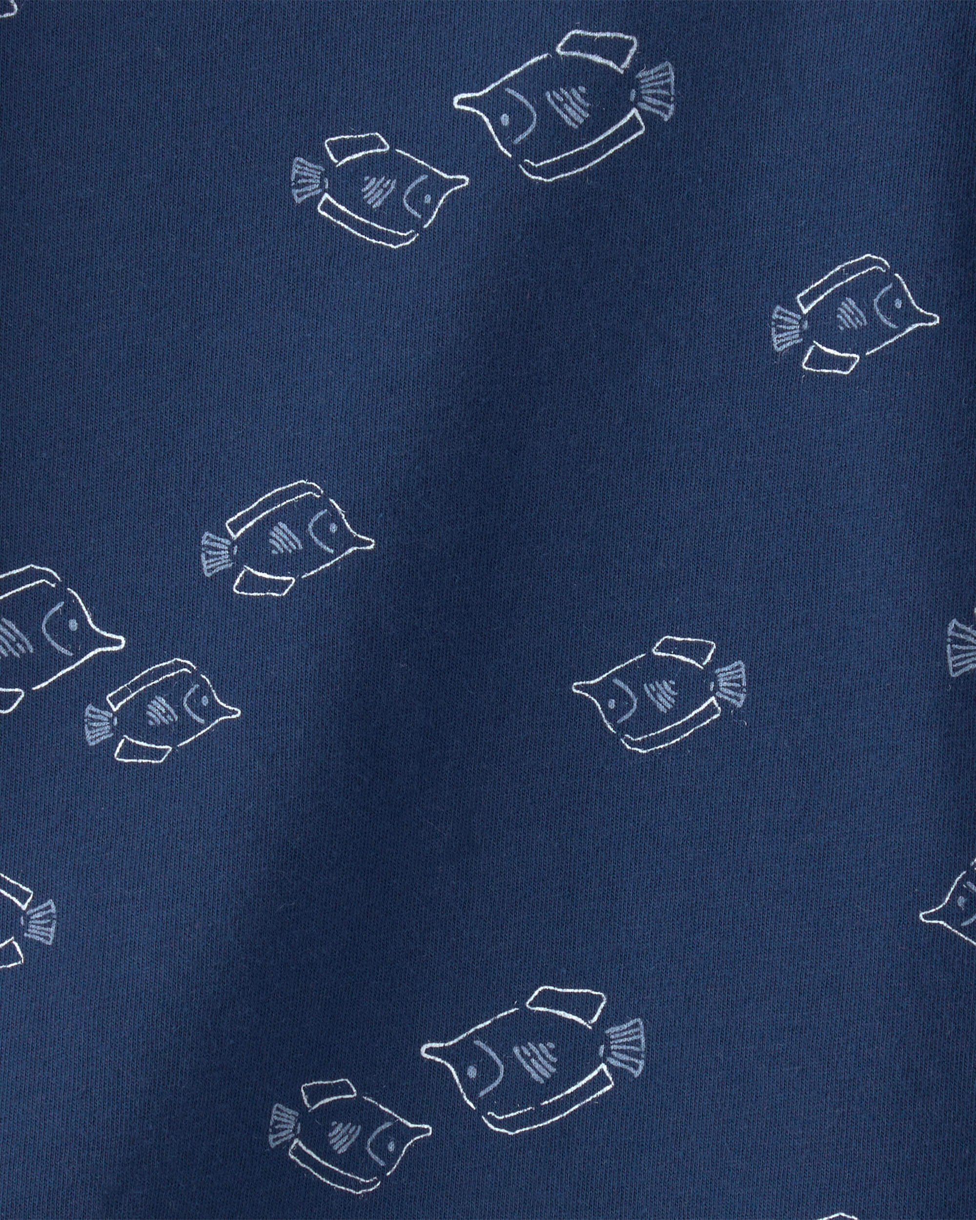 Baby Boy Fish T-Shirt - Blue