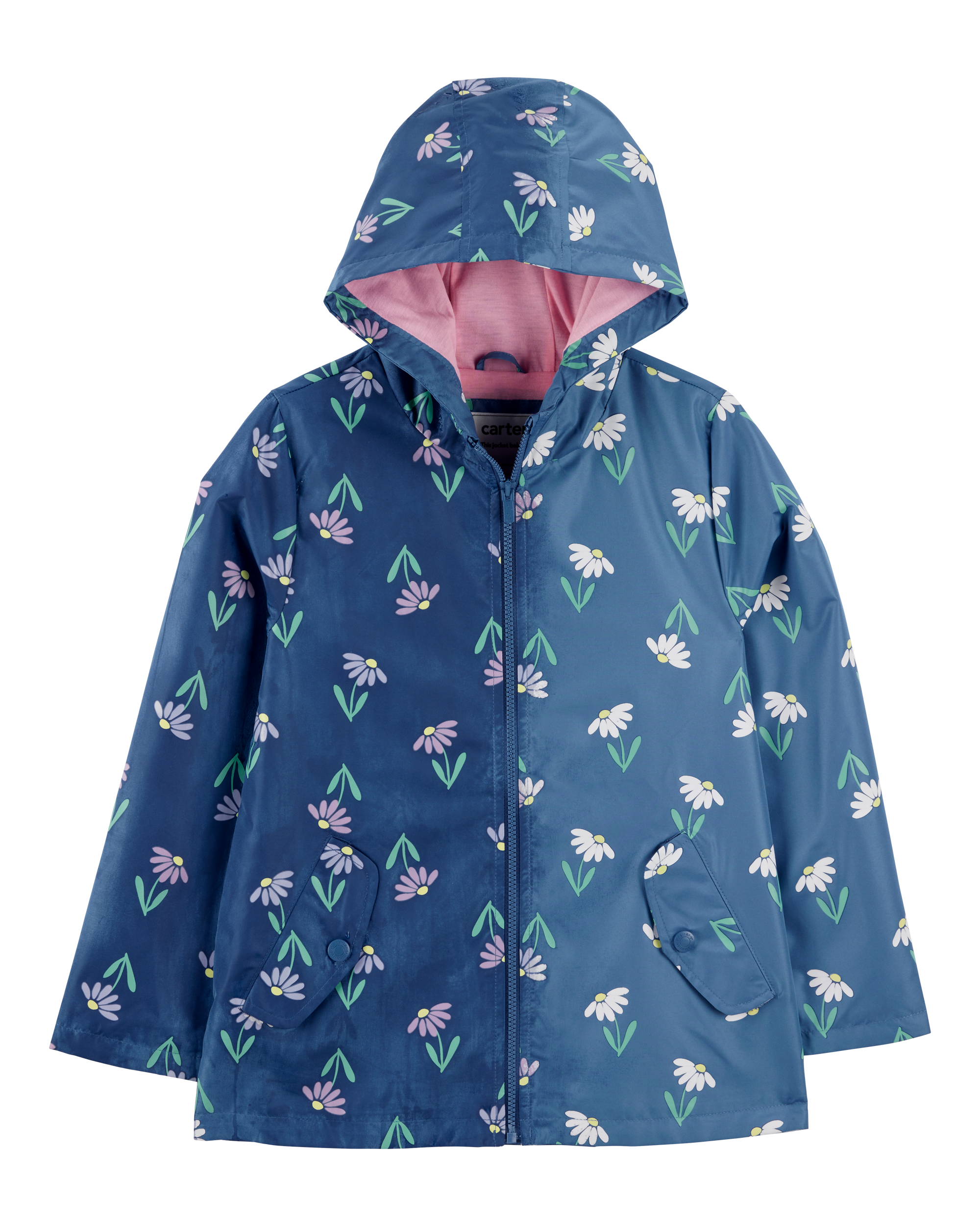 Colour Changing Rain Jacket - Navy