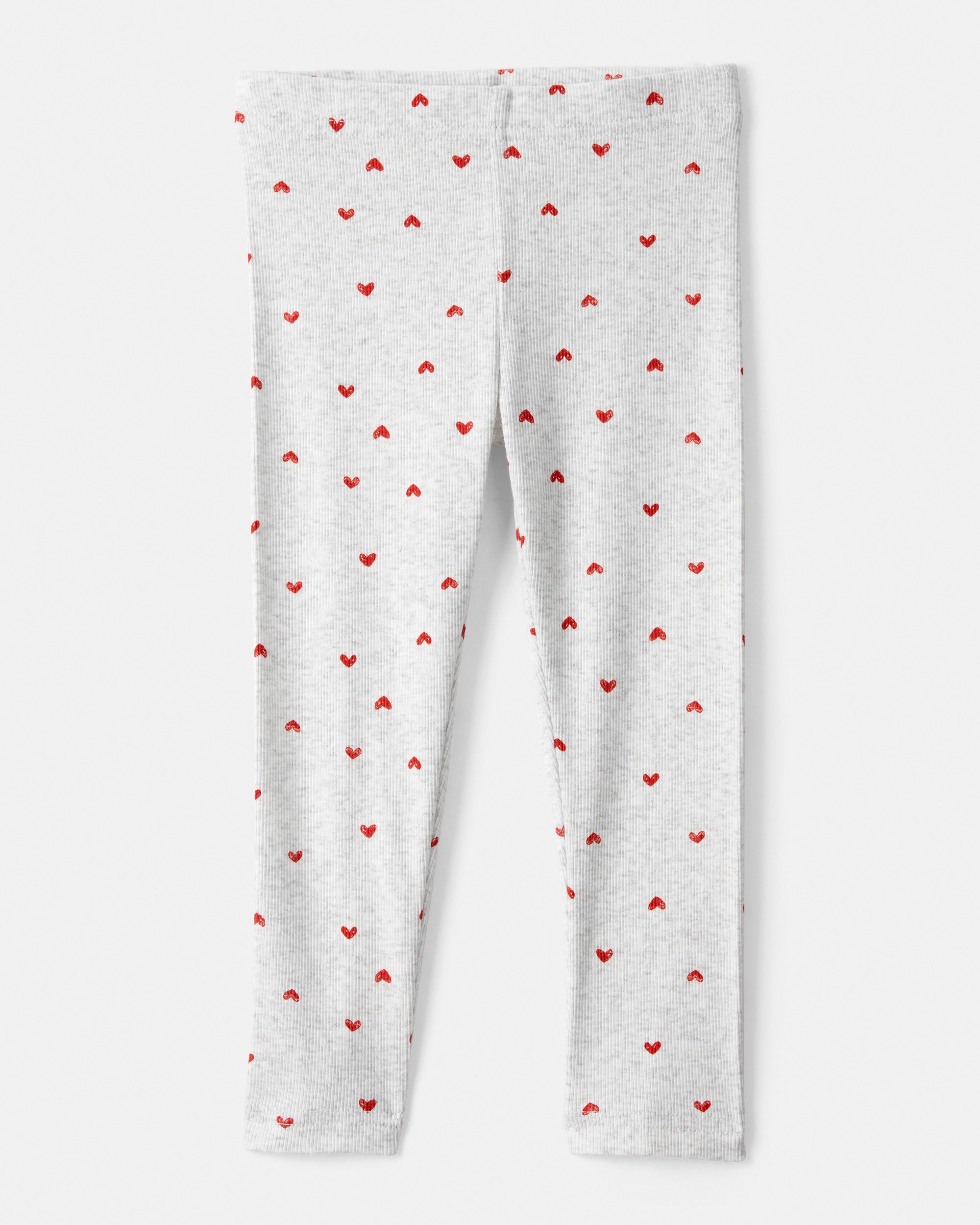 Toddler Girl Valentine's Day Heart Long-Sleeve Tee & Pant Set - Red