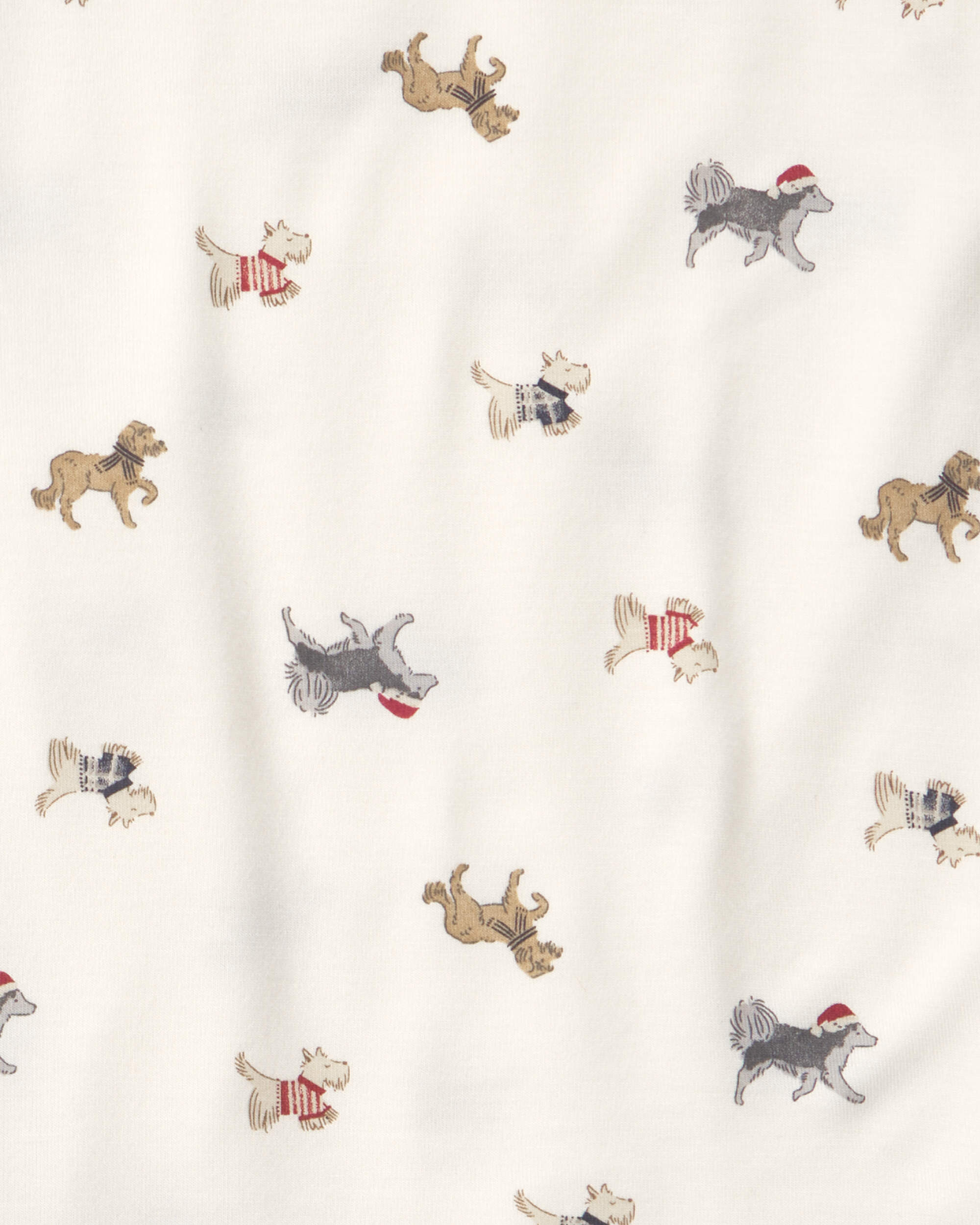 Toddler 2-Piece Dog PurelySoft™ Snug Fit Pyjama Set - Cream