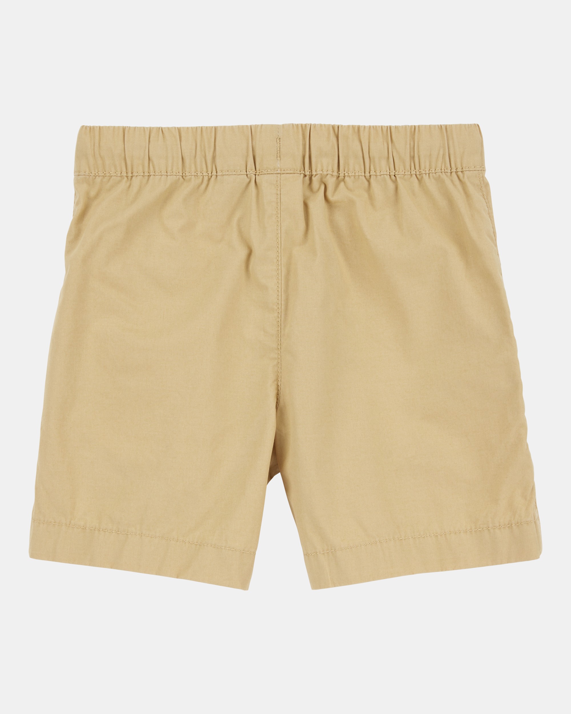 Boys Pull-On Poplin Shorts - Khaki