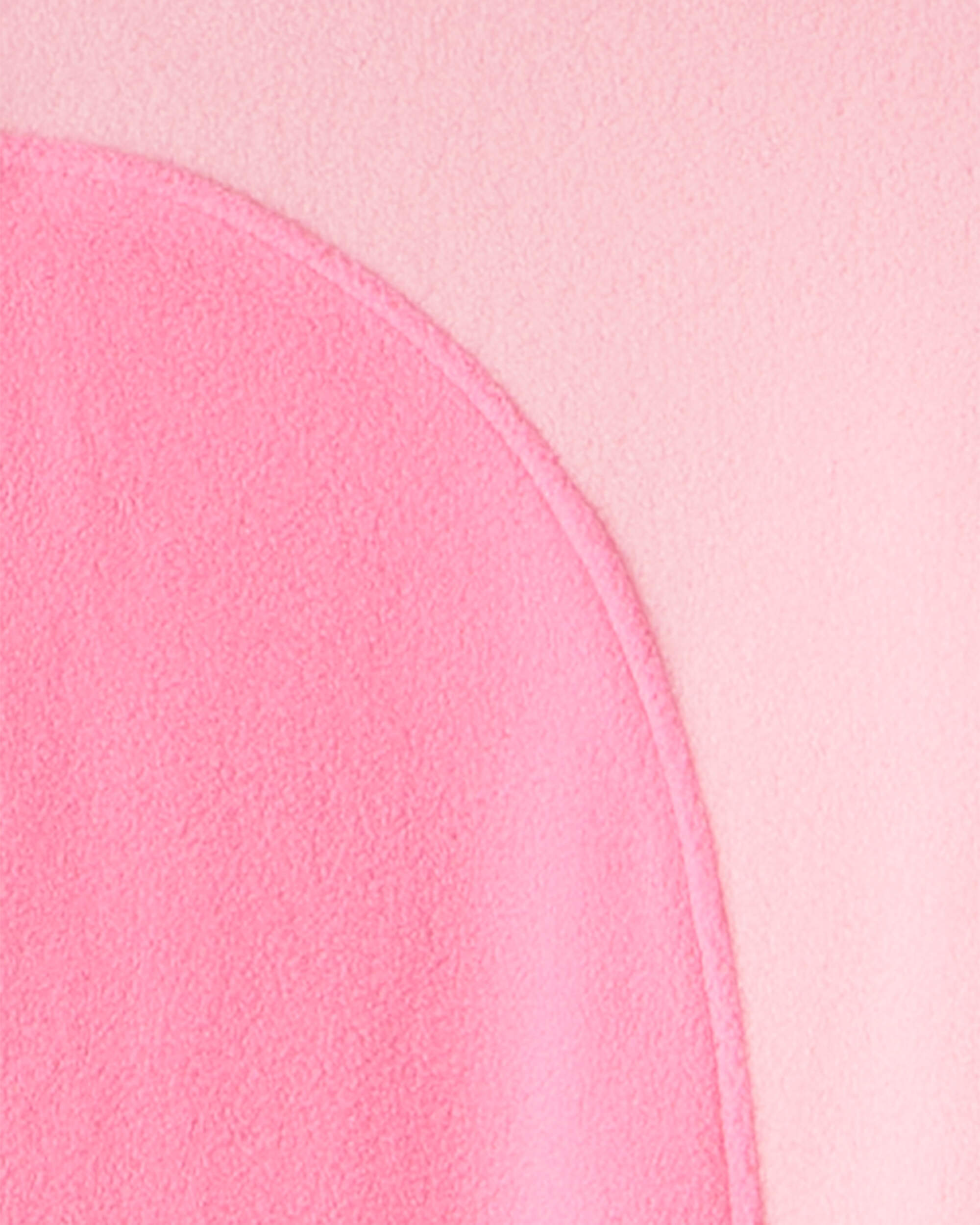 Girls Axolotl Fleece Long-Sleeve Snug Fit Zip-Up 1-Piece Pajamas - Pink