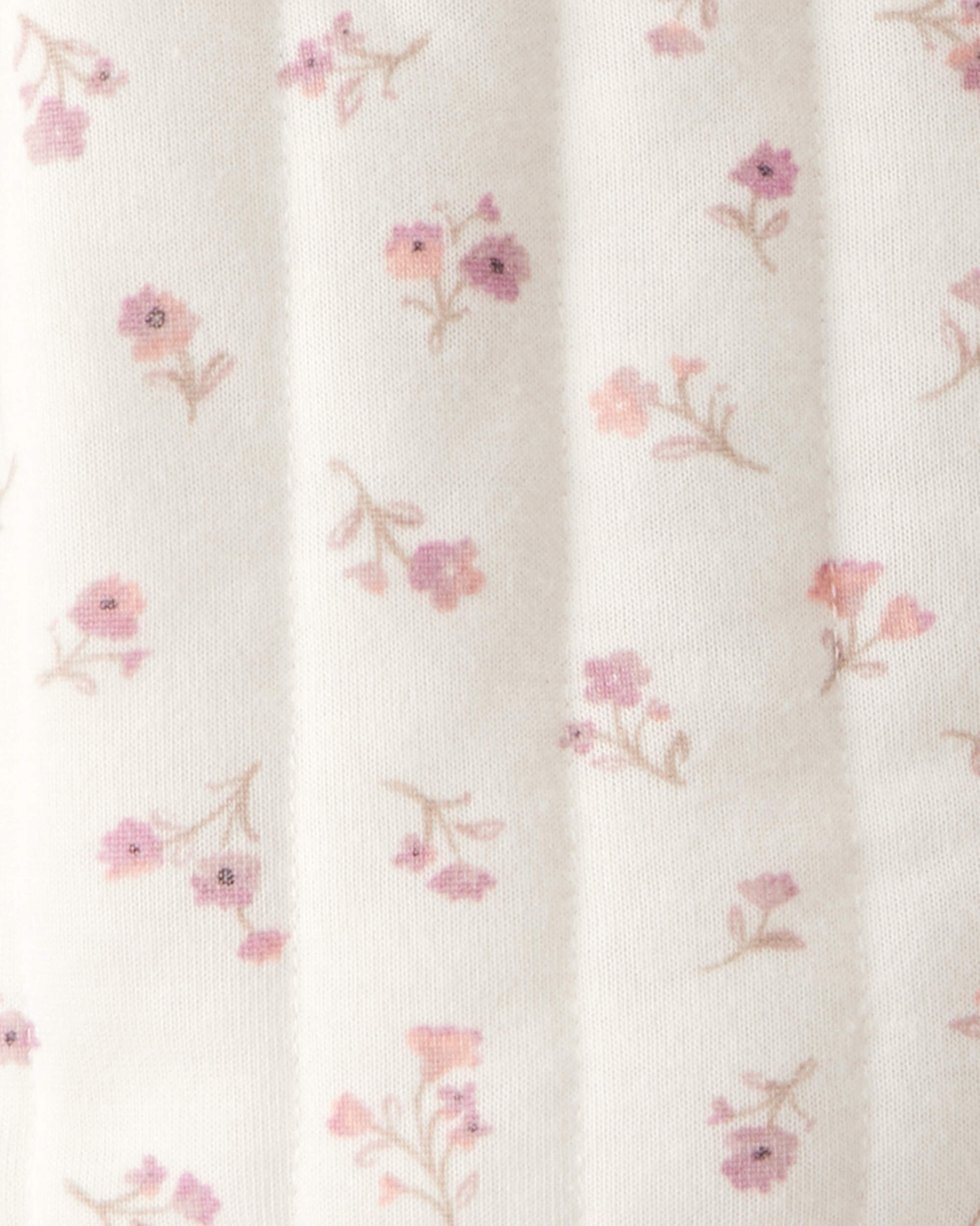 Baby Girl Floral Quilted Sweater - Cream