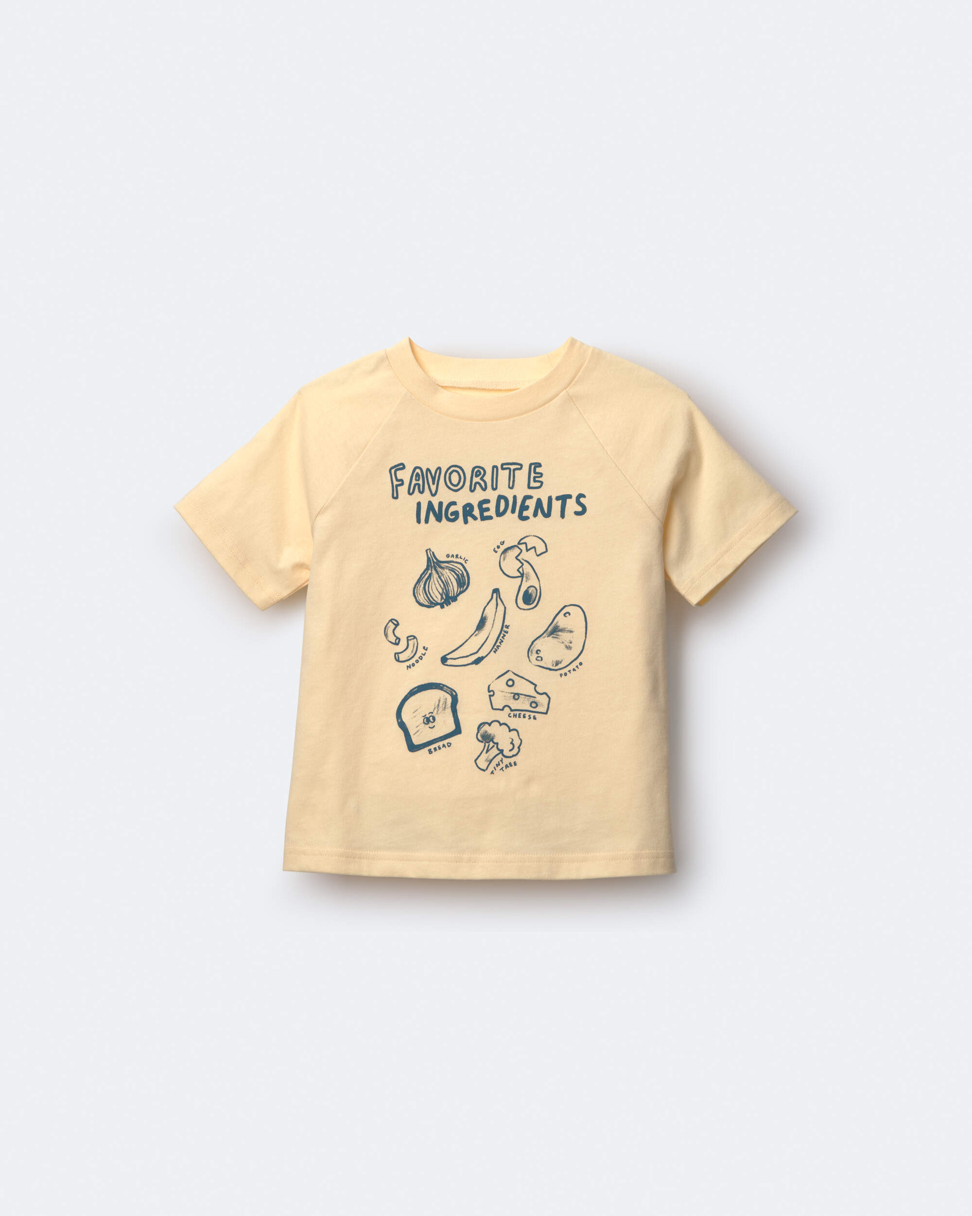 Toddler Favorite Ingredients' Relaxed Graphic Tee - Yellow