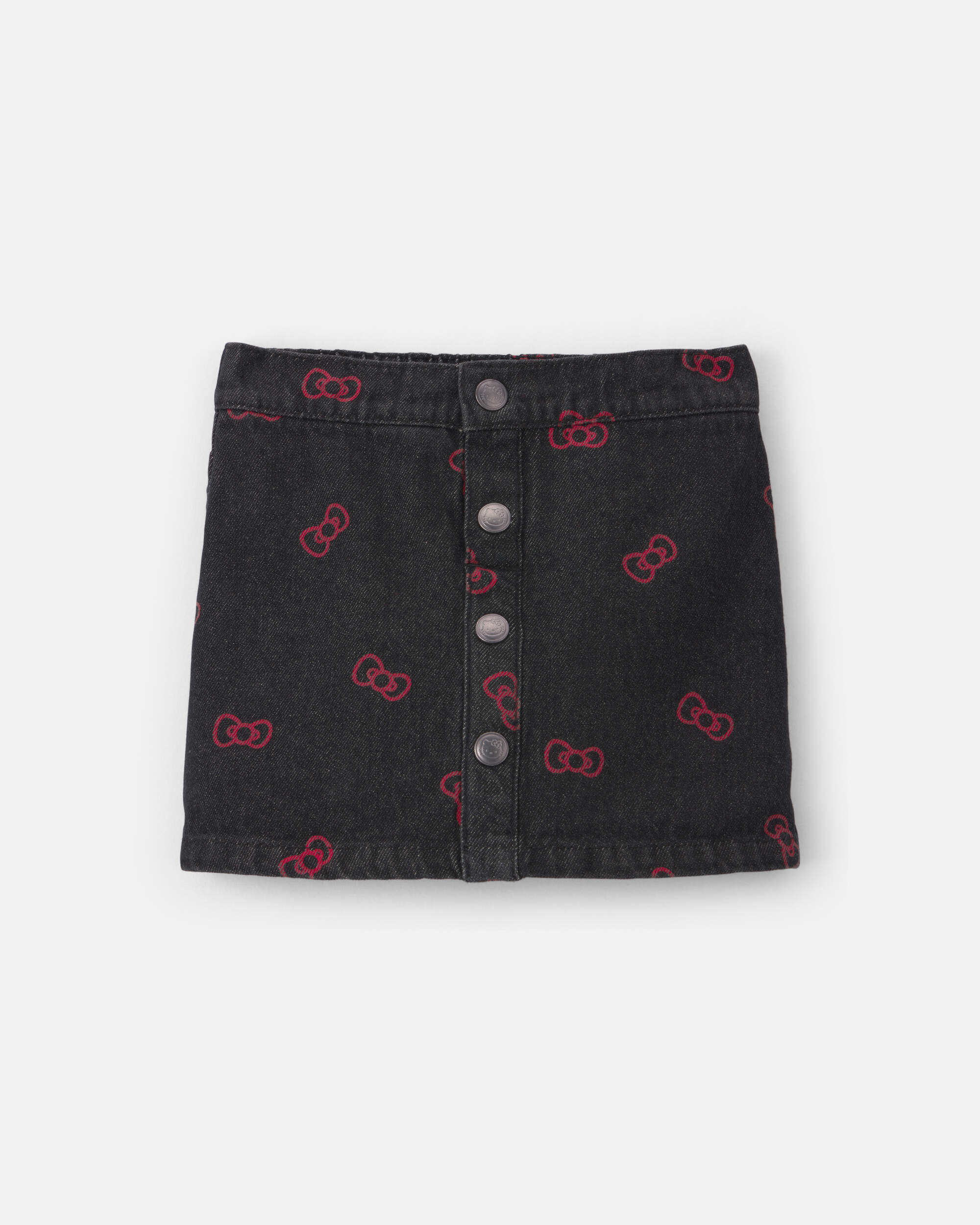 Toddler Girl Hello Kitty® Bow Skort - Black/Red