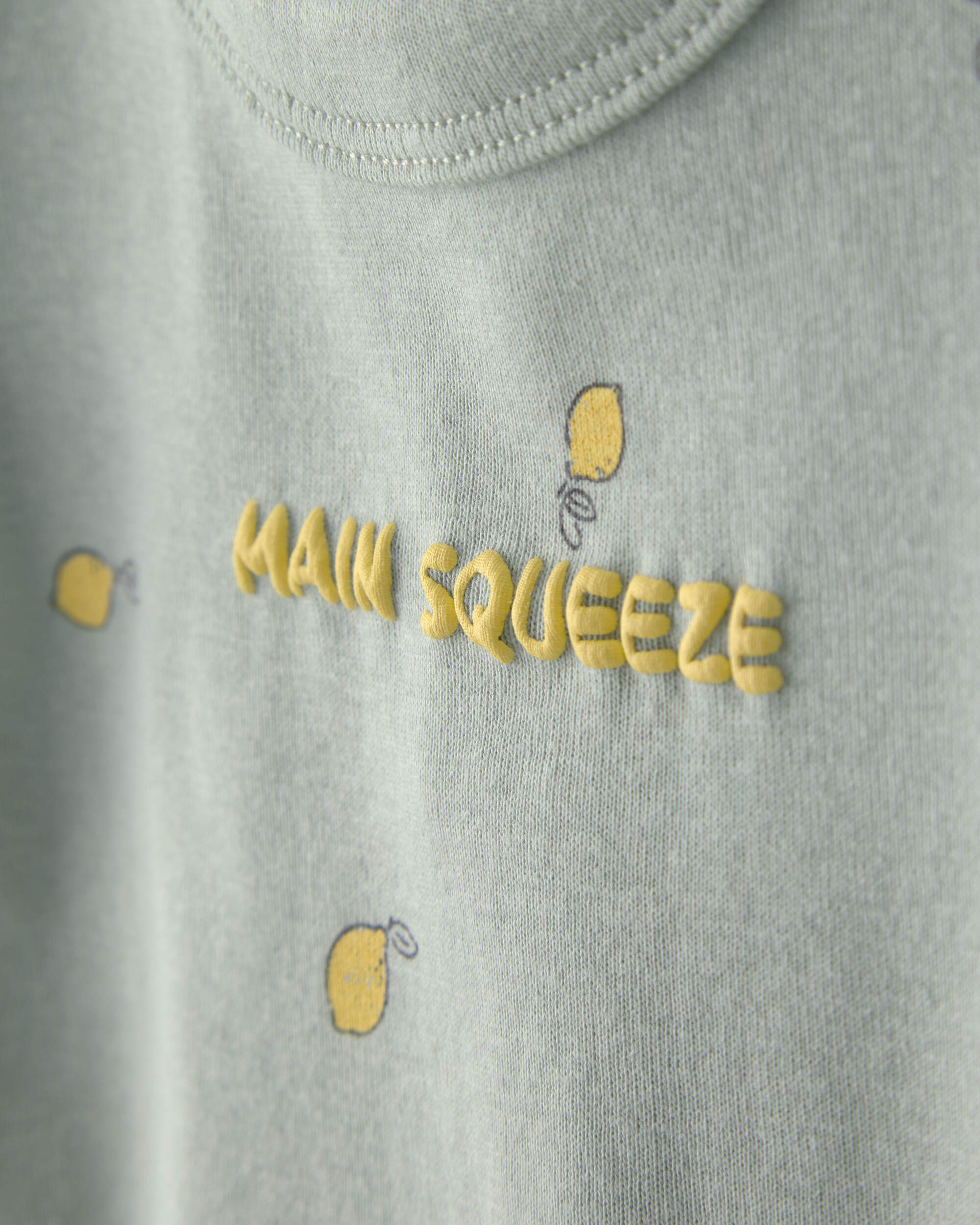 Baby Girl Tropical Short-Sleeve Romper - Green