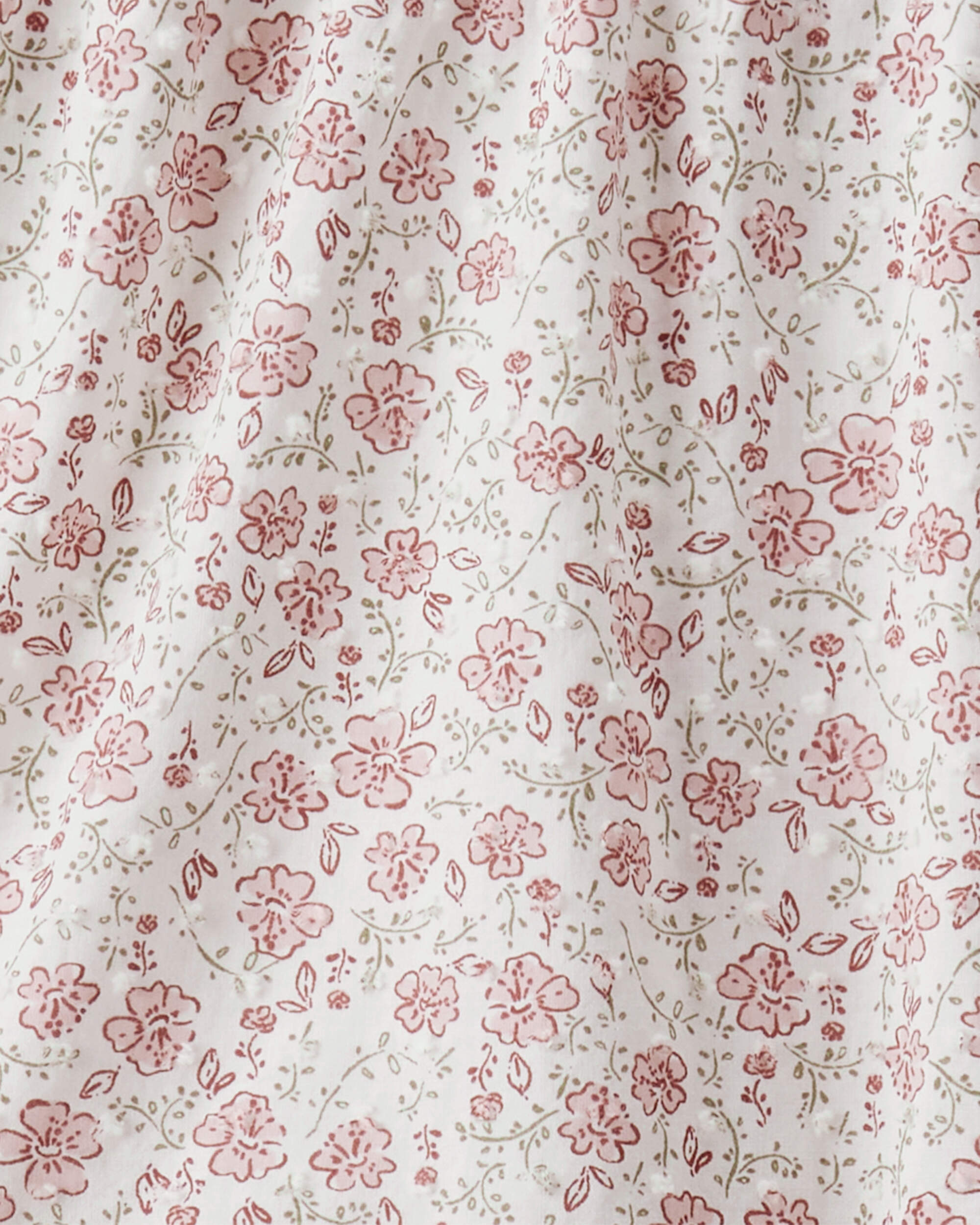 Girls Organic Cotton Dress Prairie Blossom Print