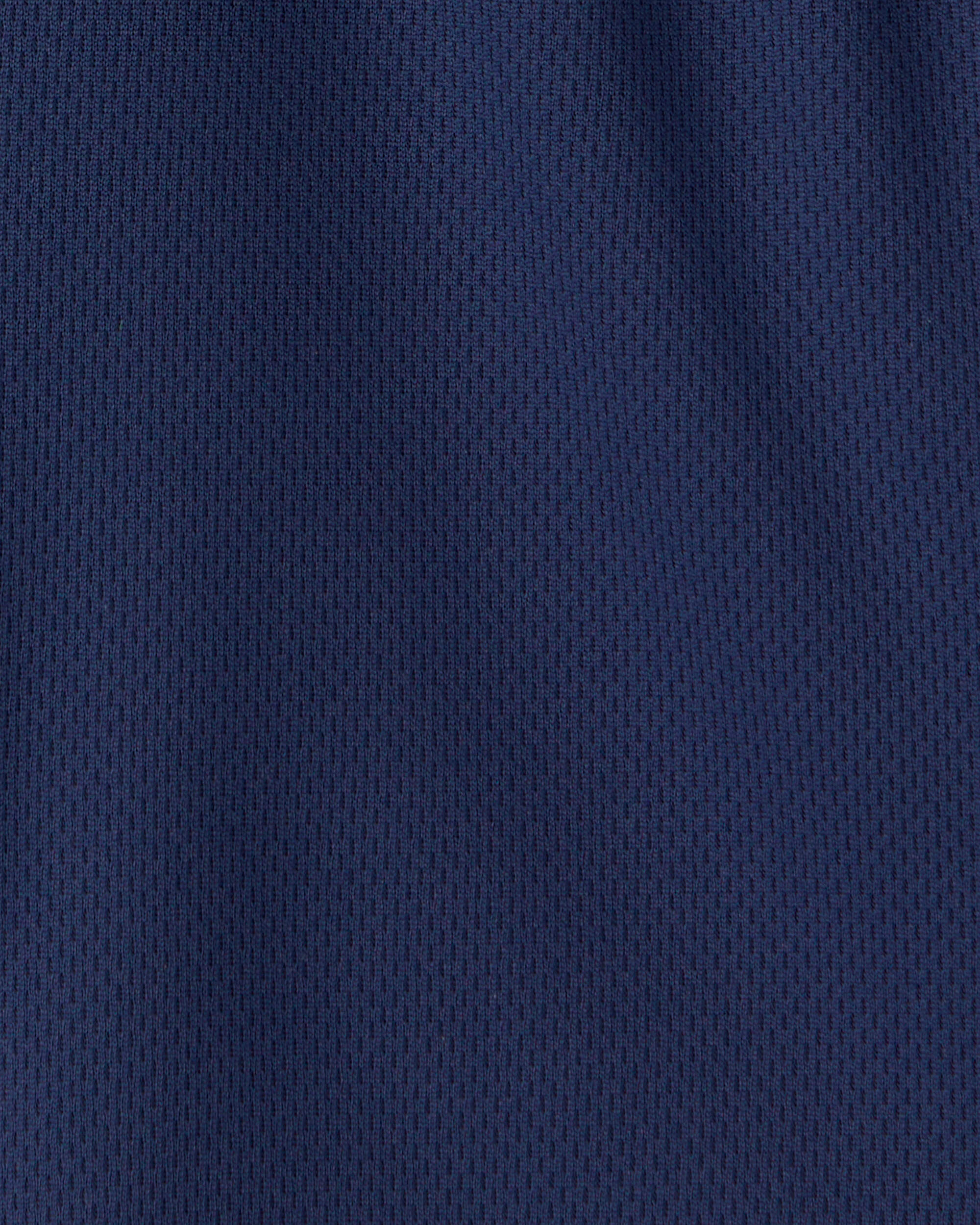 Toddler Boy Mesh Active Shorts - Blue