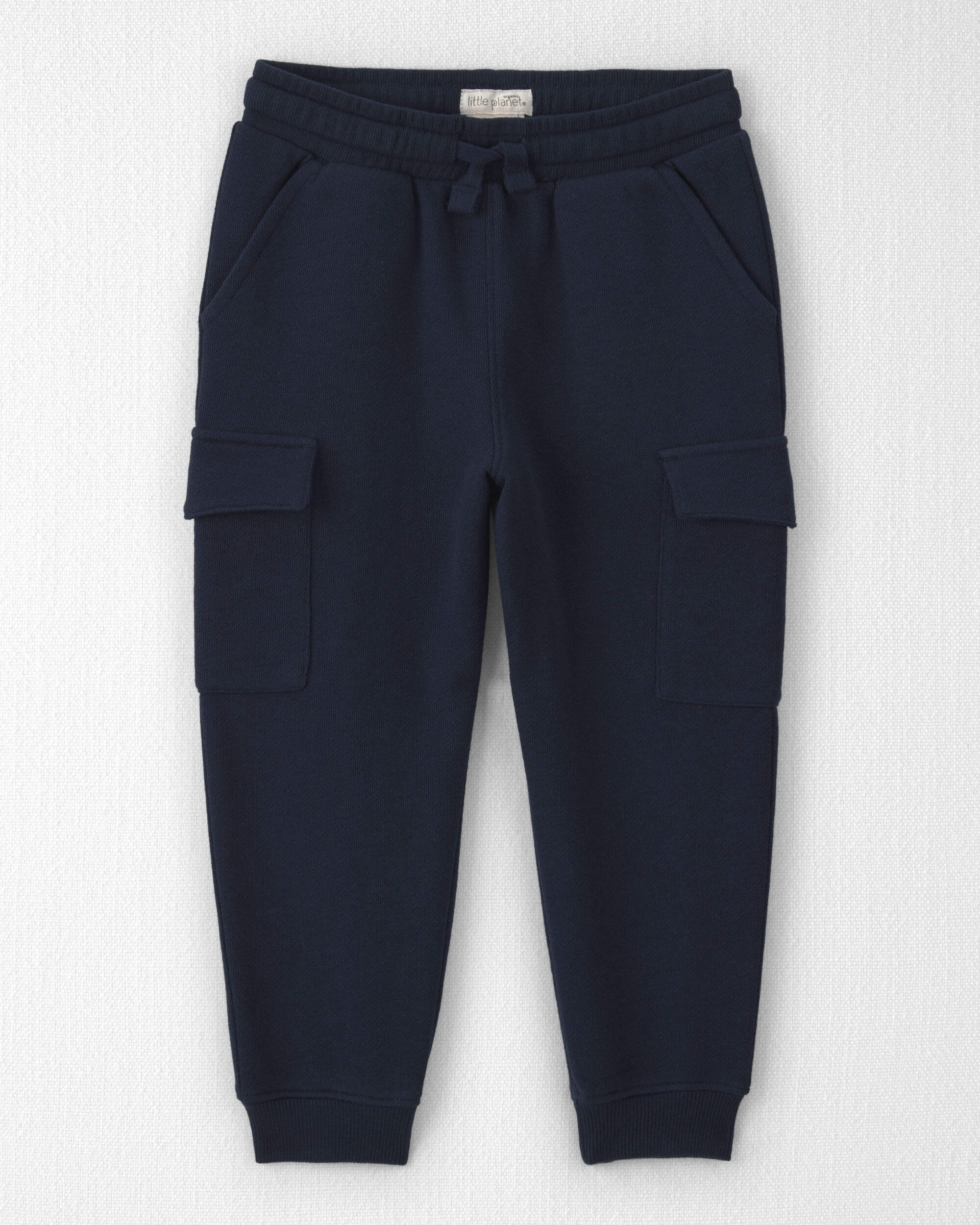 Toddler Boy Organic Cotton French Terry Cargo Pants