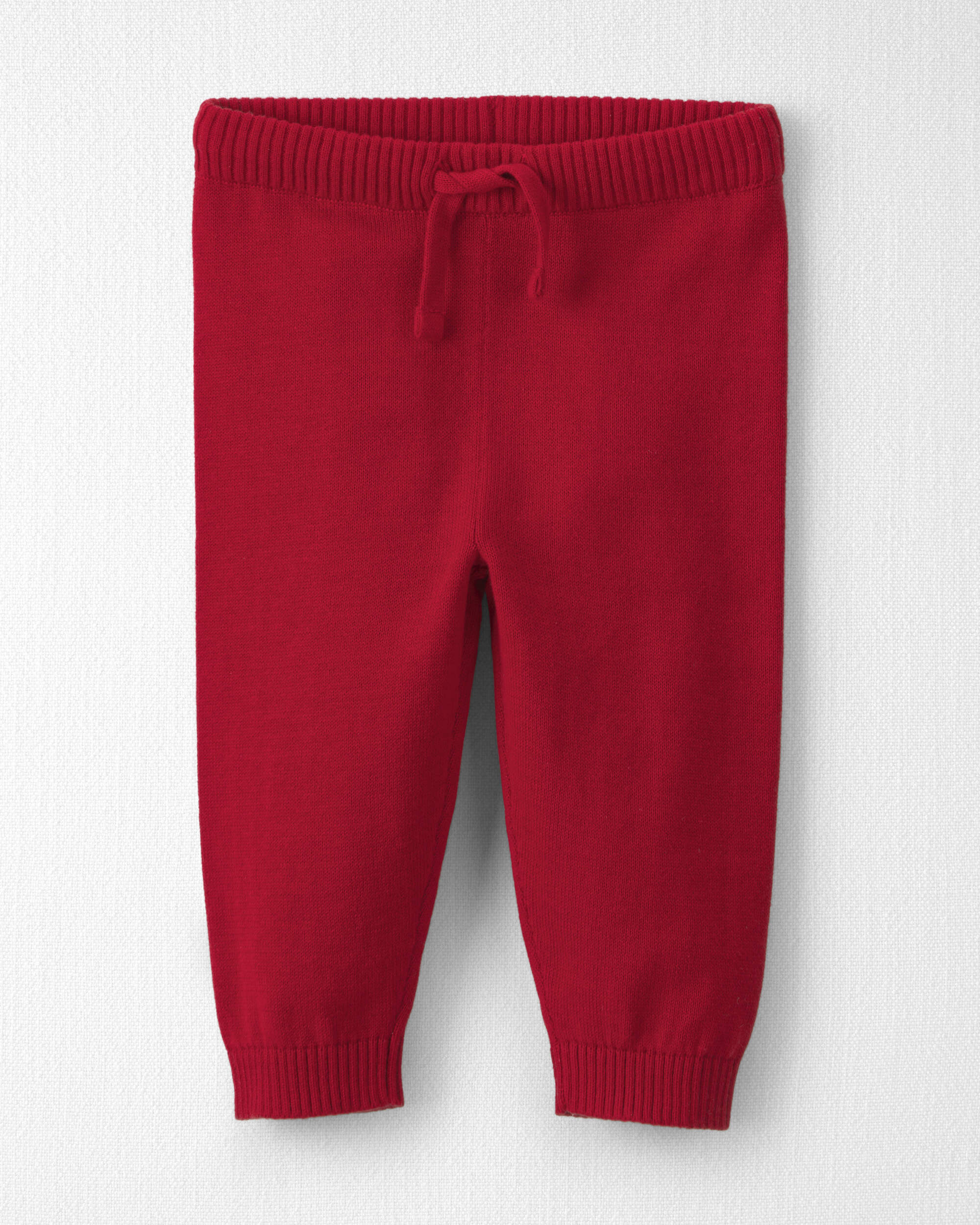 Baby Boy 2-Piece Organic Cotton Sweater Knit Top & Pant Set