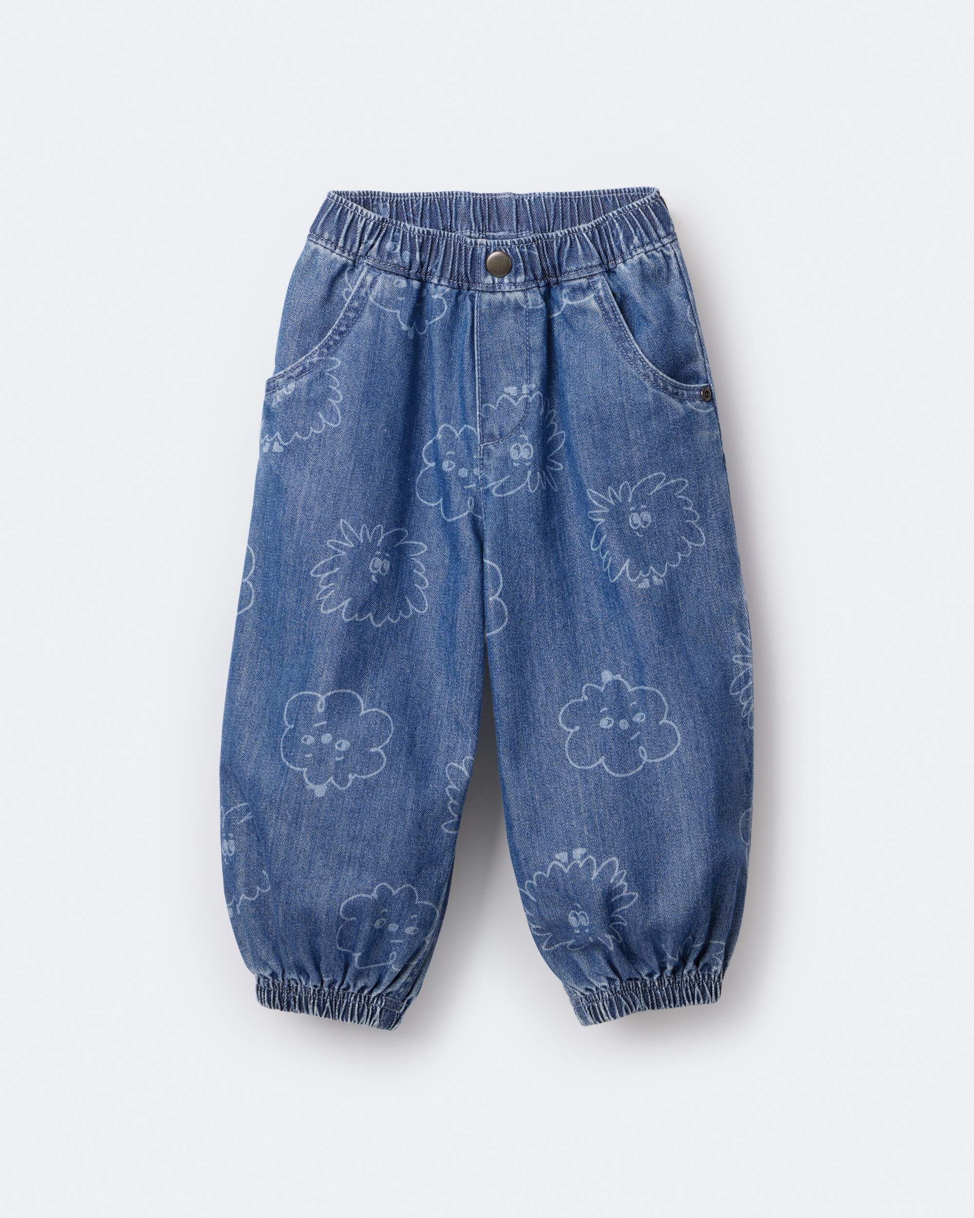 Toddler Squish Jump Rope Jogger Denim - Blue
