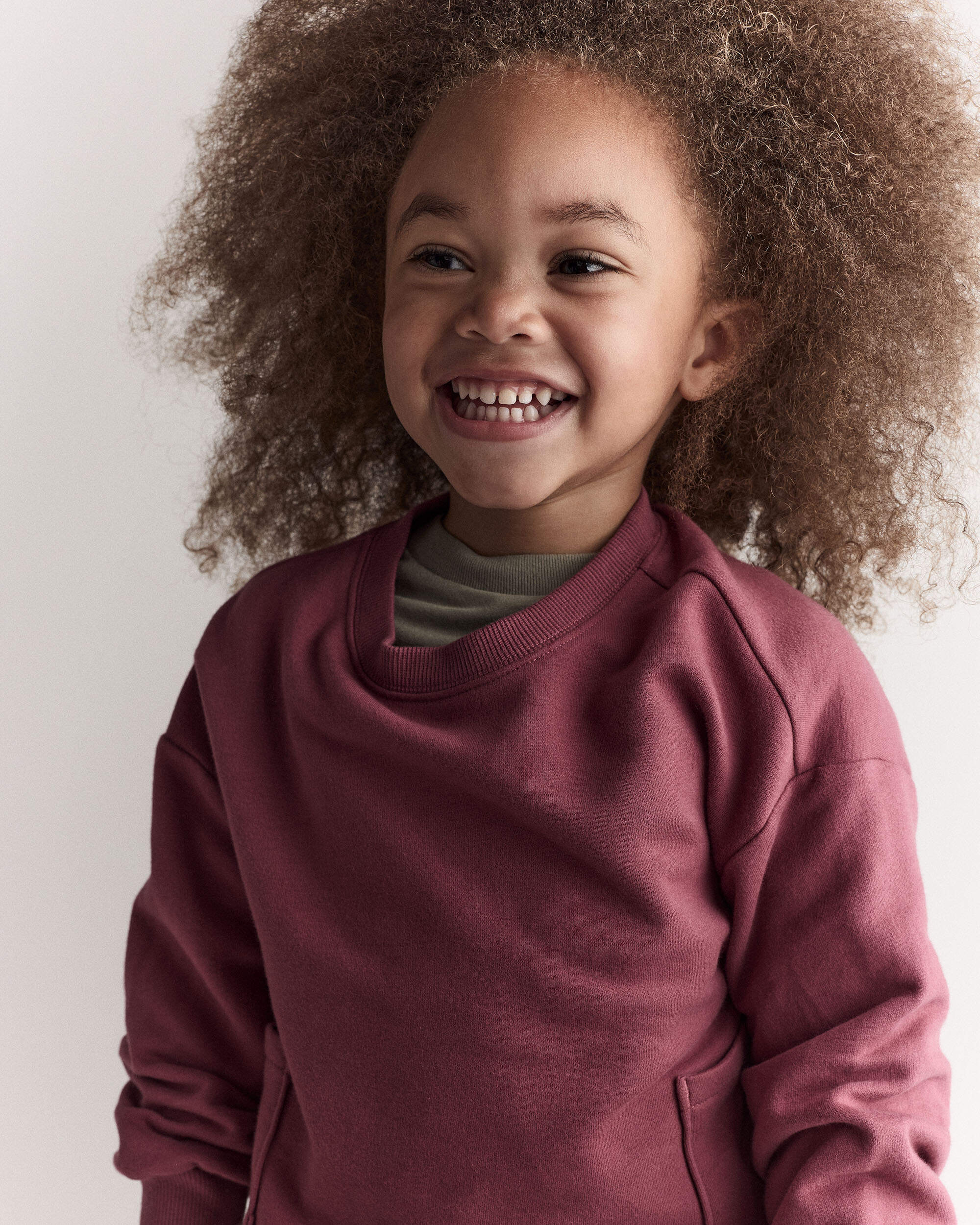 Toddler Otter Sweatshirt™ with Pockets - Burgundy