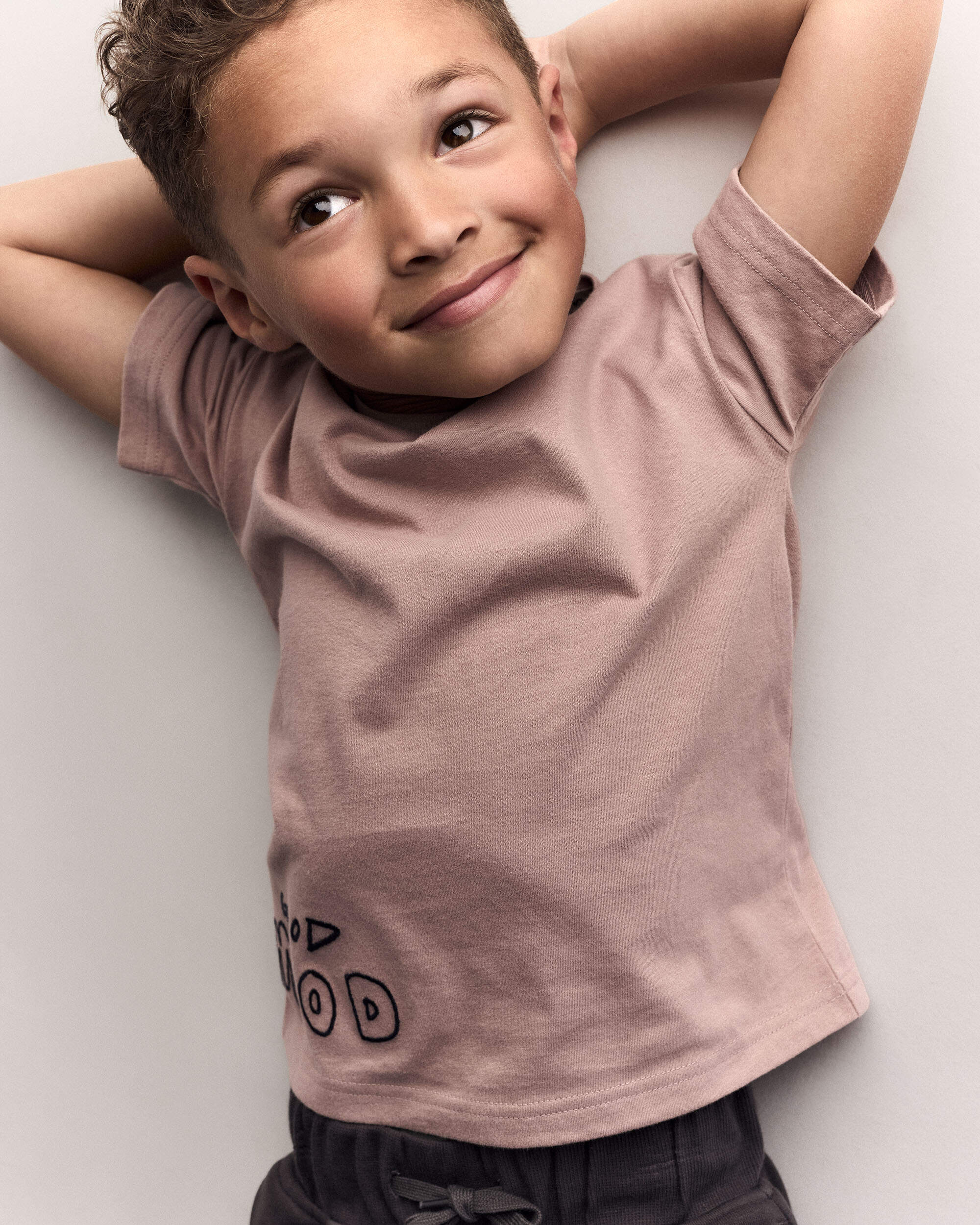 Toddler Relaxed Tee - Mauve
