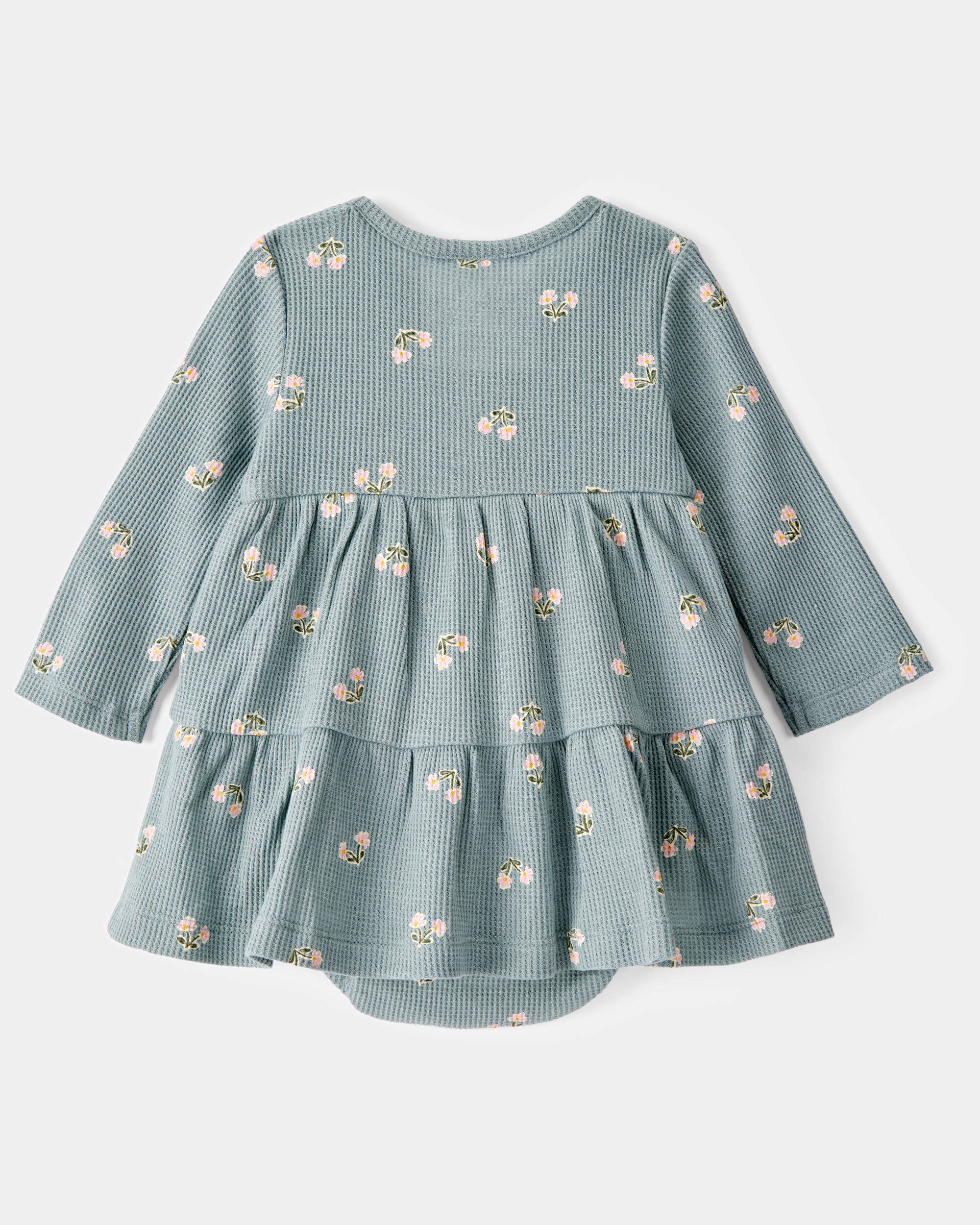 Baby Floral Thermal Bodysuit Dress