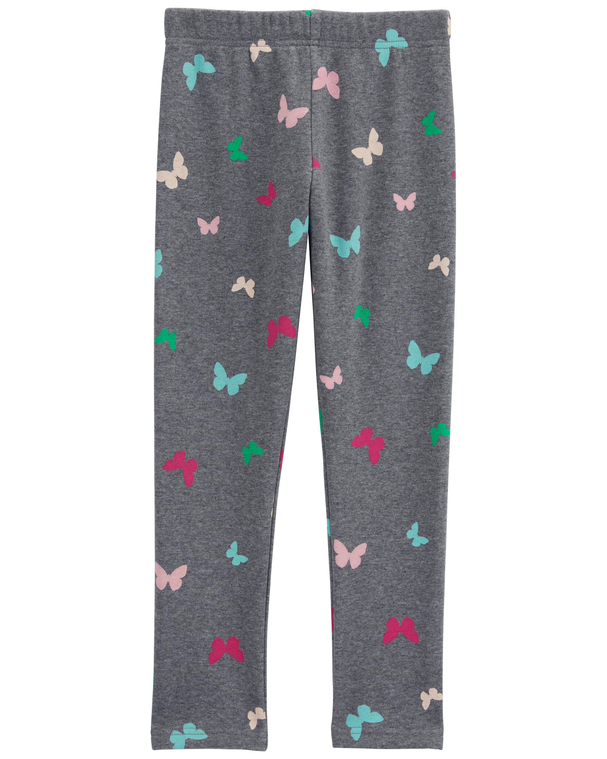 Kids Girls Kid Butterfly Cozy Fleece Leggings 7 Carter s
