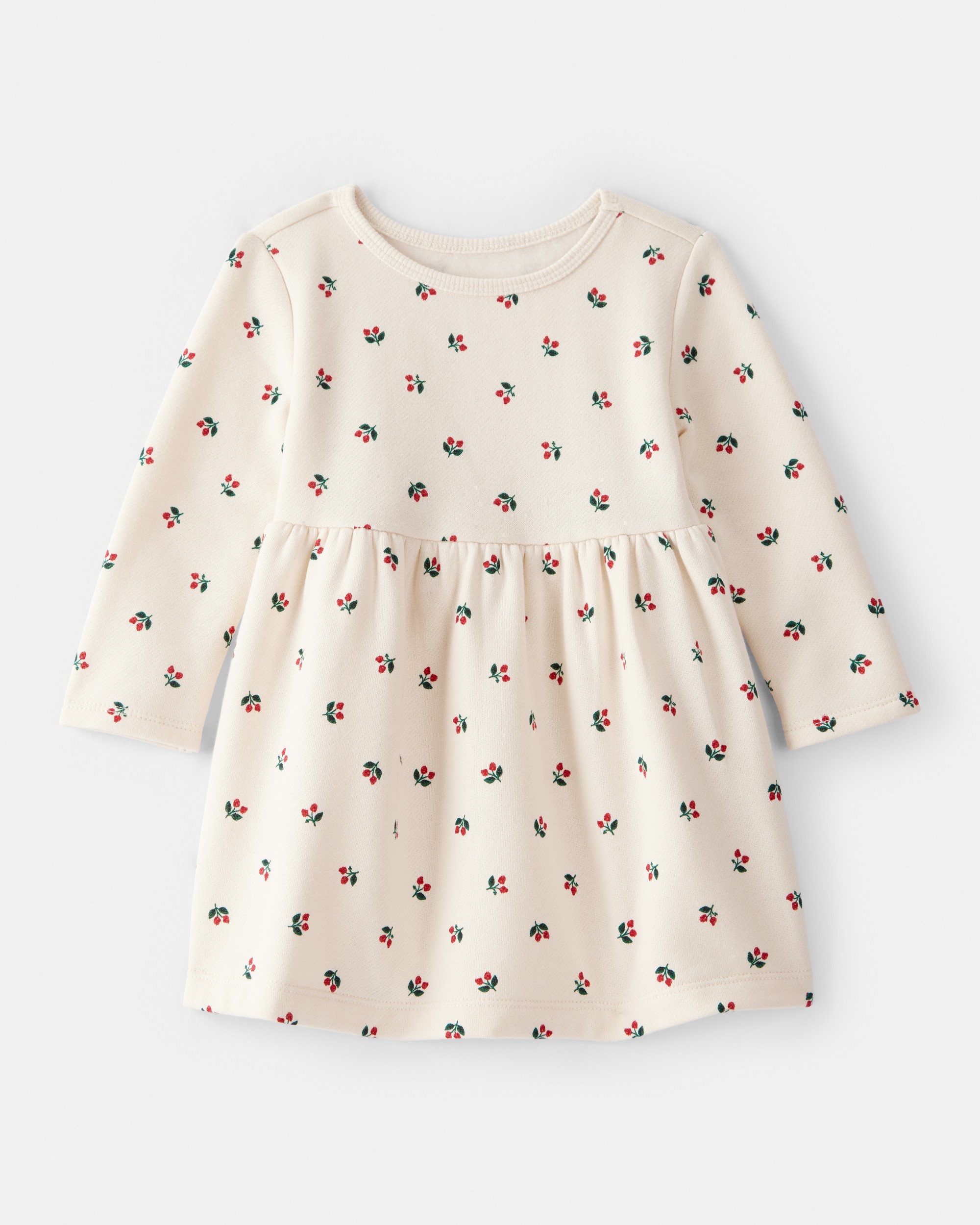 Baby Girl Holly Knit Dress - Ivory