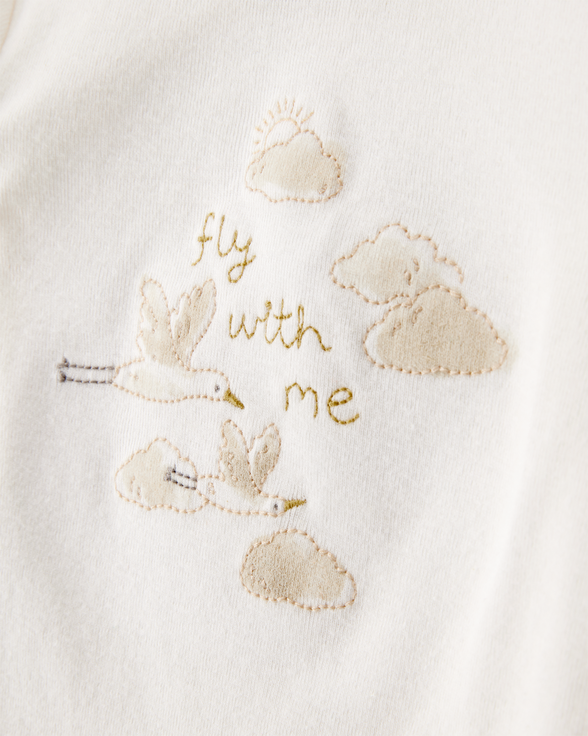 Baby 4-Piece Cloud Print Outfit Set