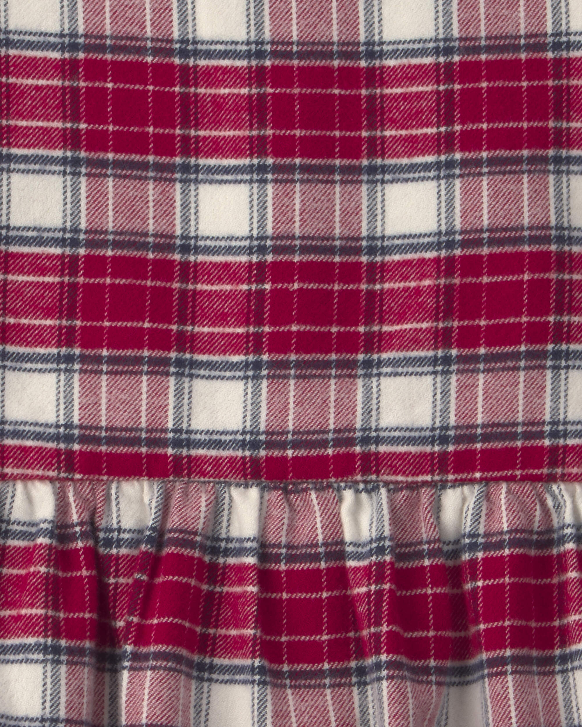 Toddler Girl 2-Piece Organic Cotton Flannel Jumper Set