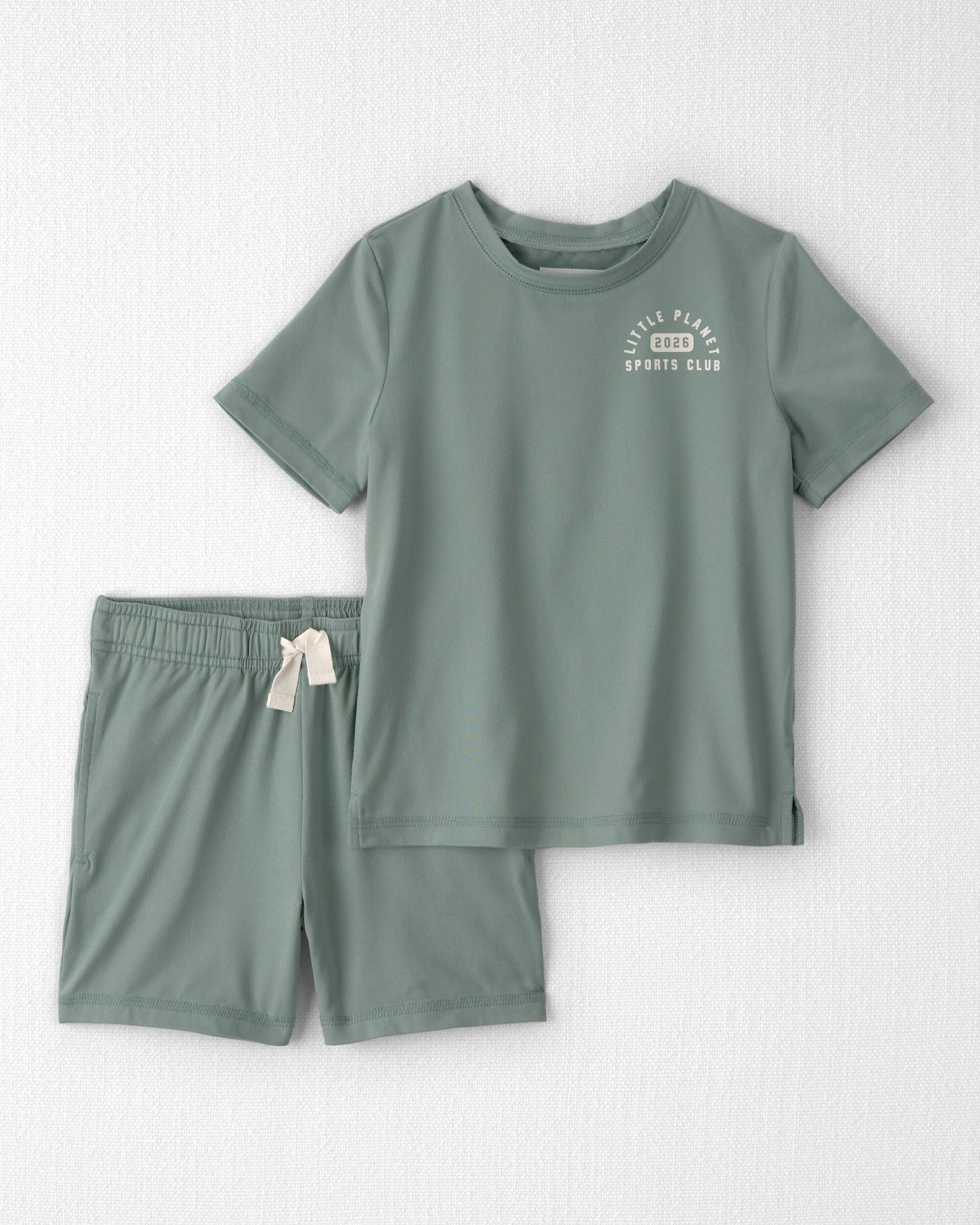 Toddler 2-Piece Recyled Top & Short Set