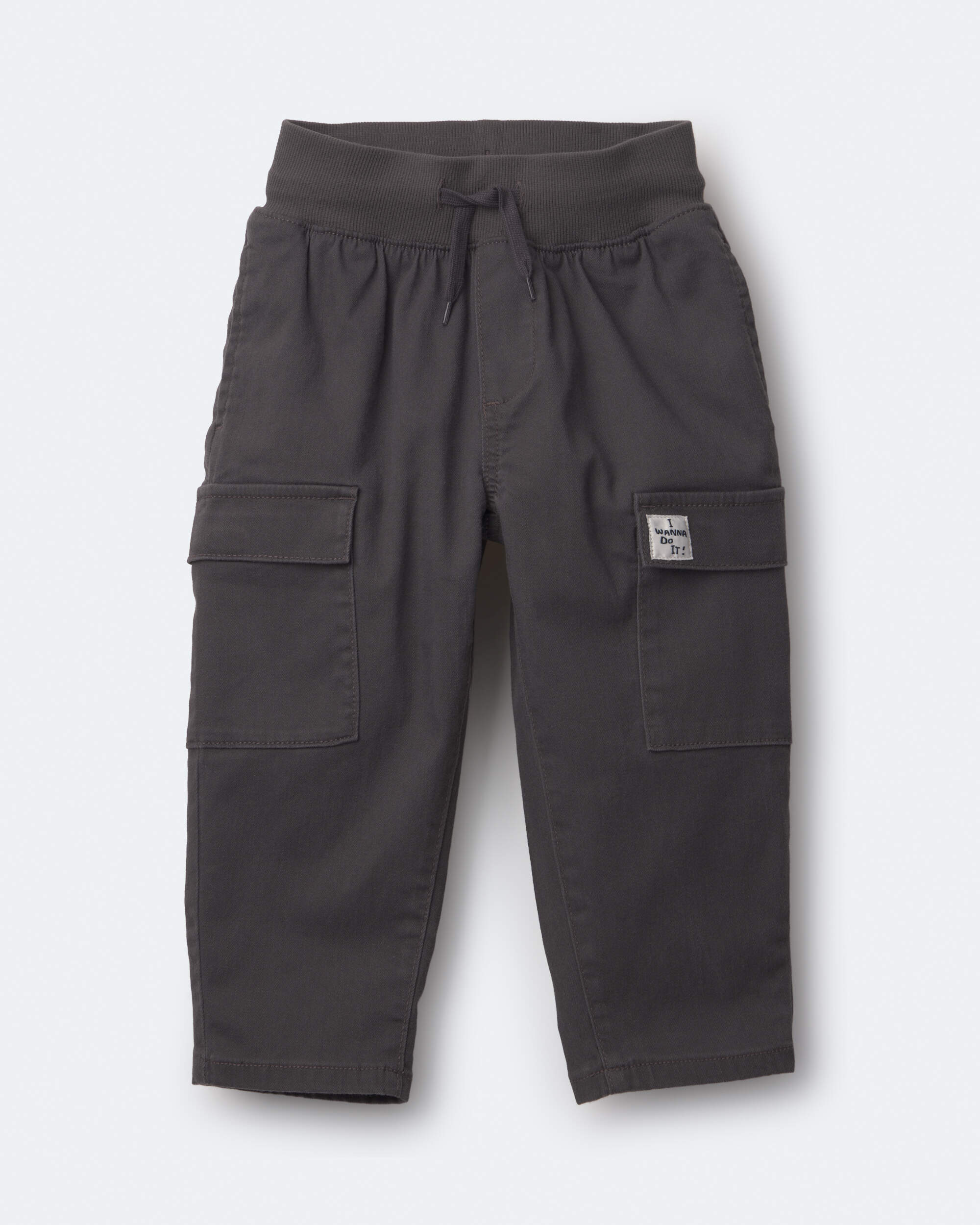 Toddler Boy Cargo Pant - Dark Grey
