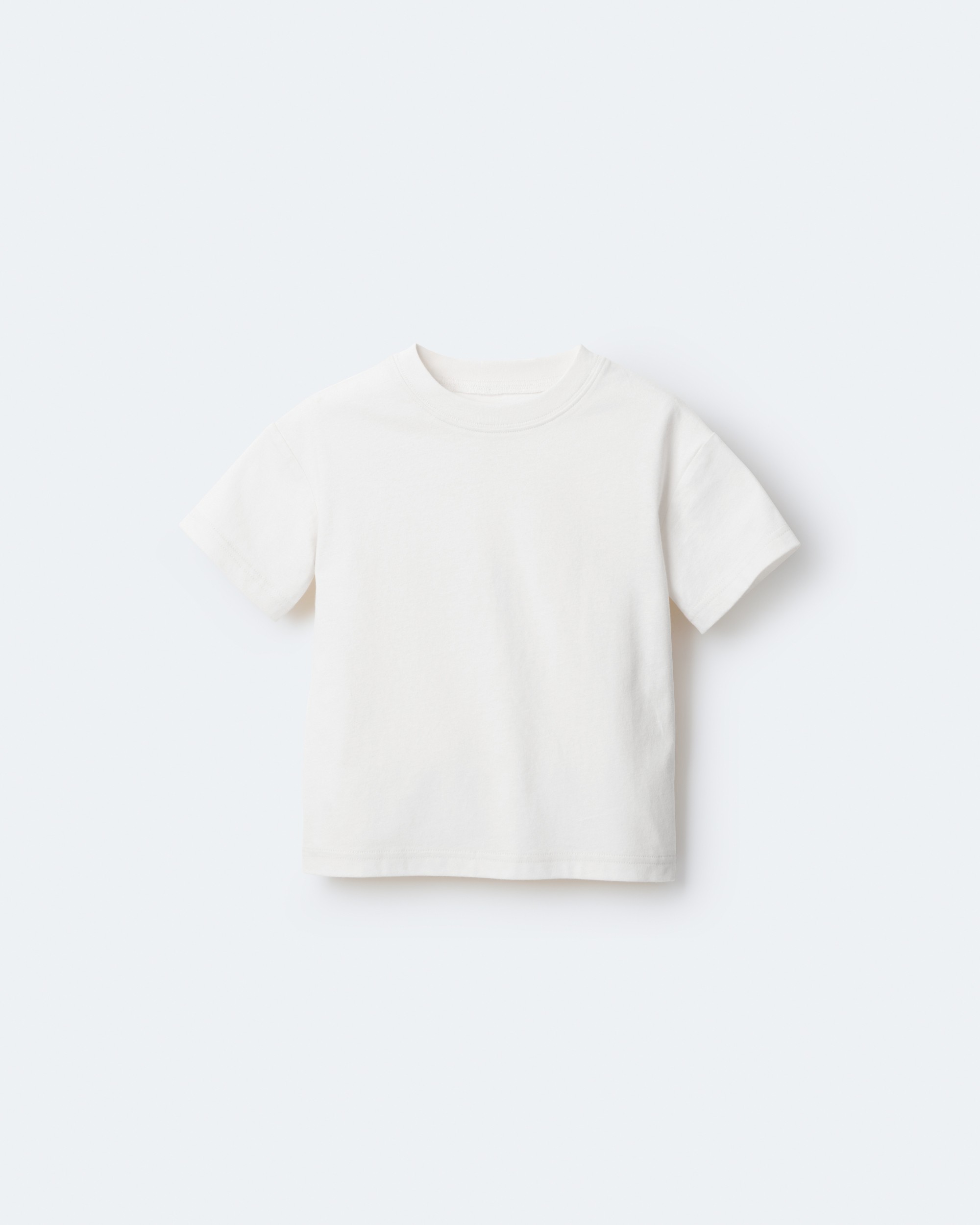 Toddler Neutral Short-Sleeve Relaxed Graphic Tee - Cream
