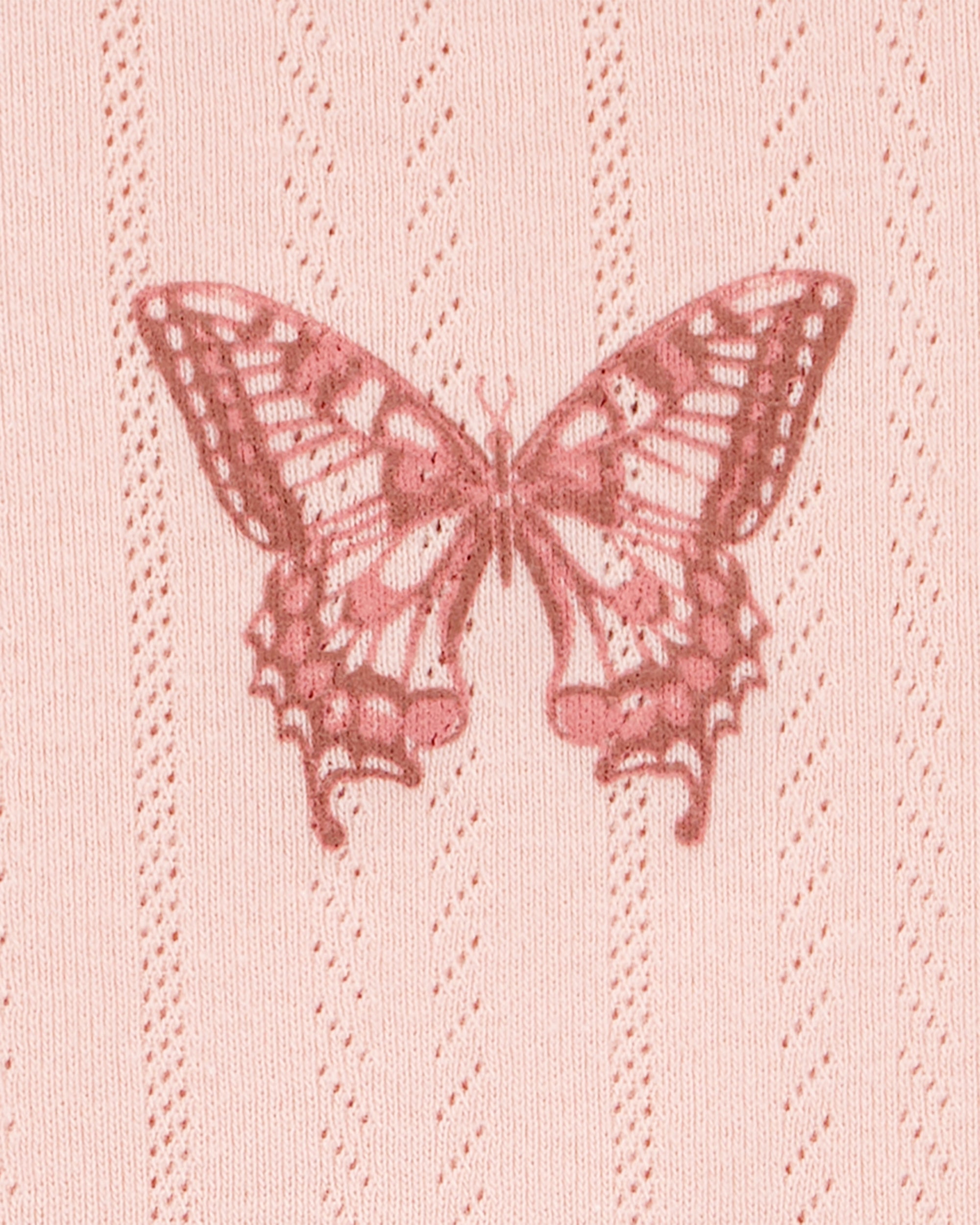 Kid Butterfly Pointelle Baby Tee