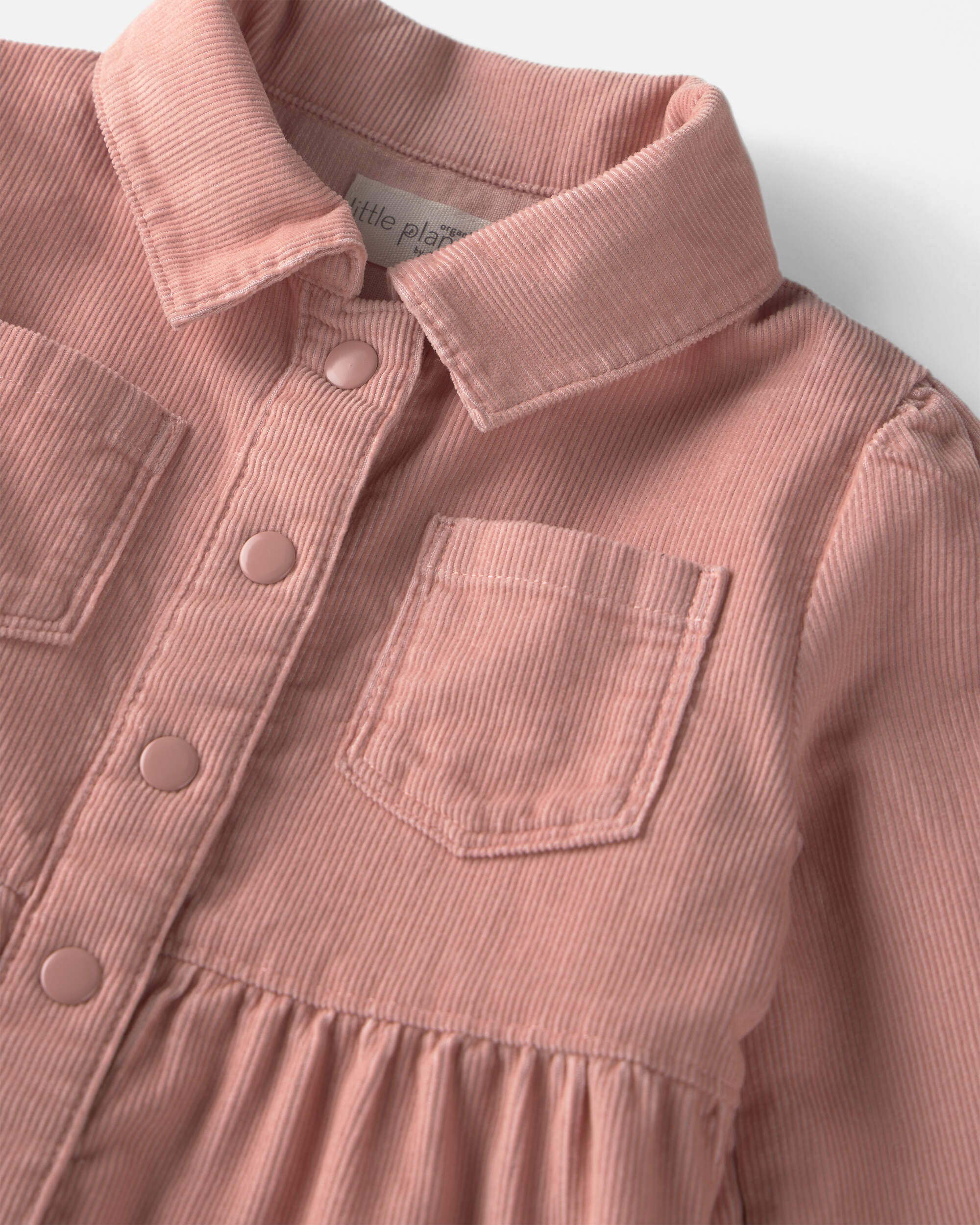 Toddler Girl Organic Cotton Corduroy Dress