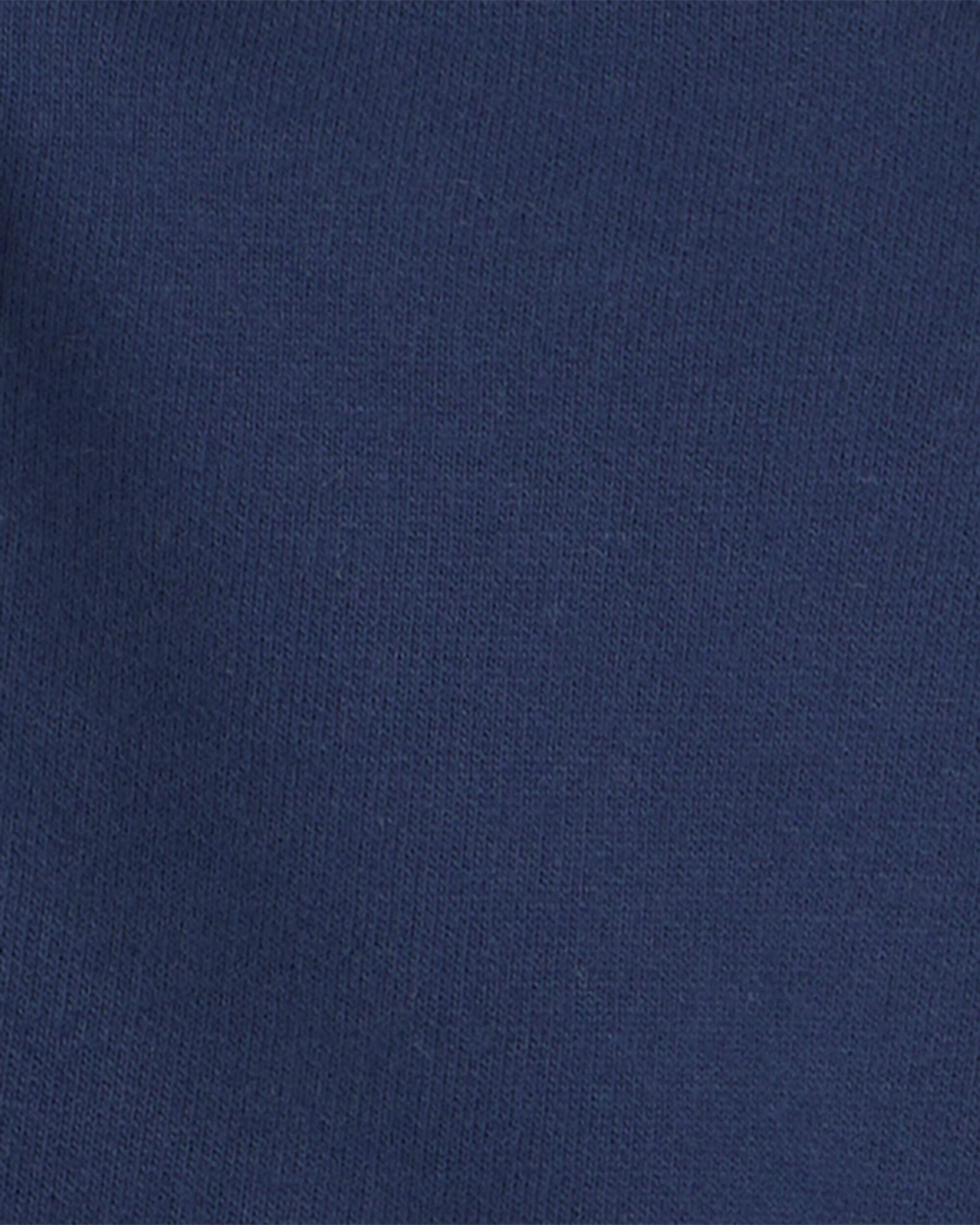 Baby Boy 3-Piece Football French Terry Layering Set - Navy Blue