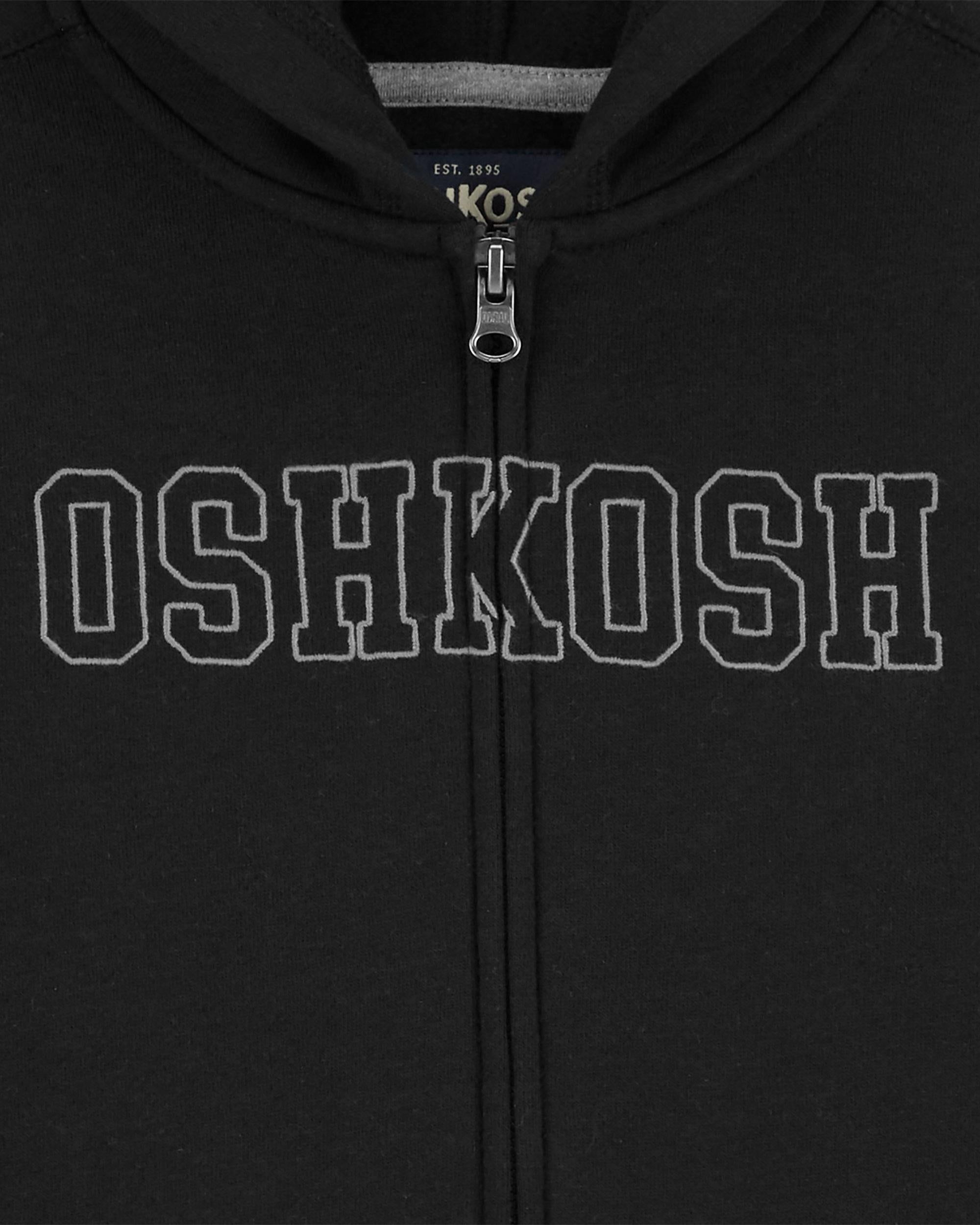 Black OshKosh Logo Zip Jacket Carter s Oshkosh Canada