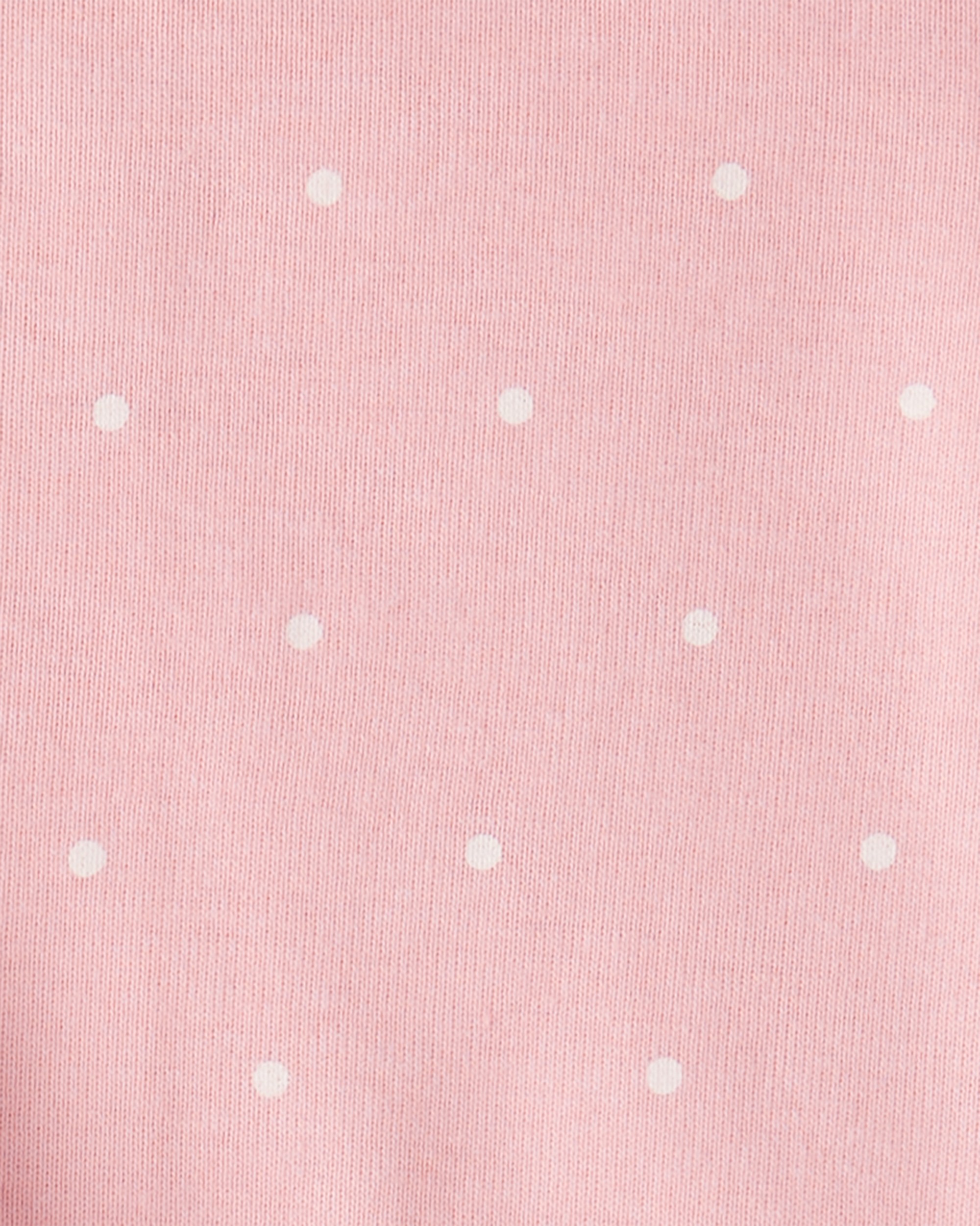 Baby Girl 3-Piece 'Petit Amour' Polka Dot Cardigan Outfit Set - Pink