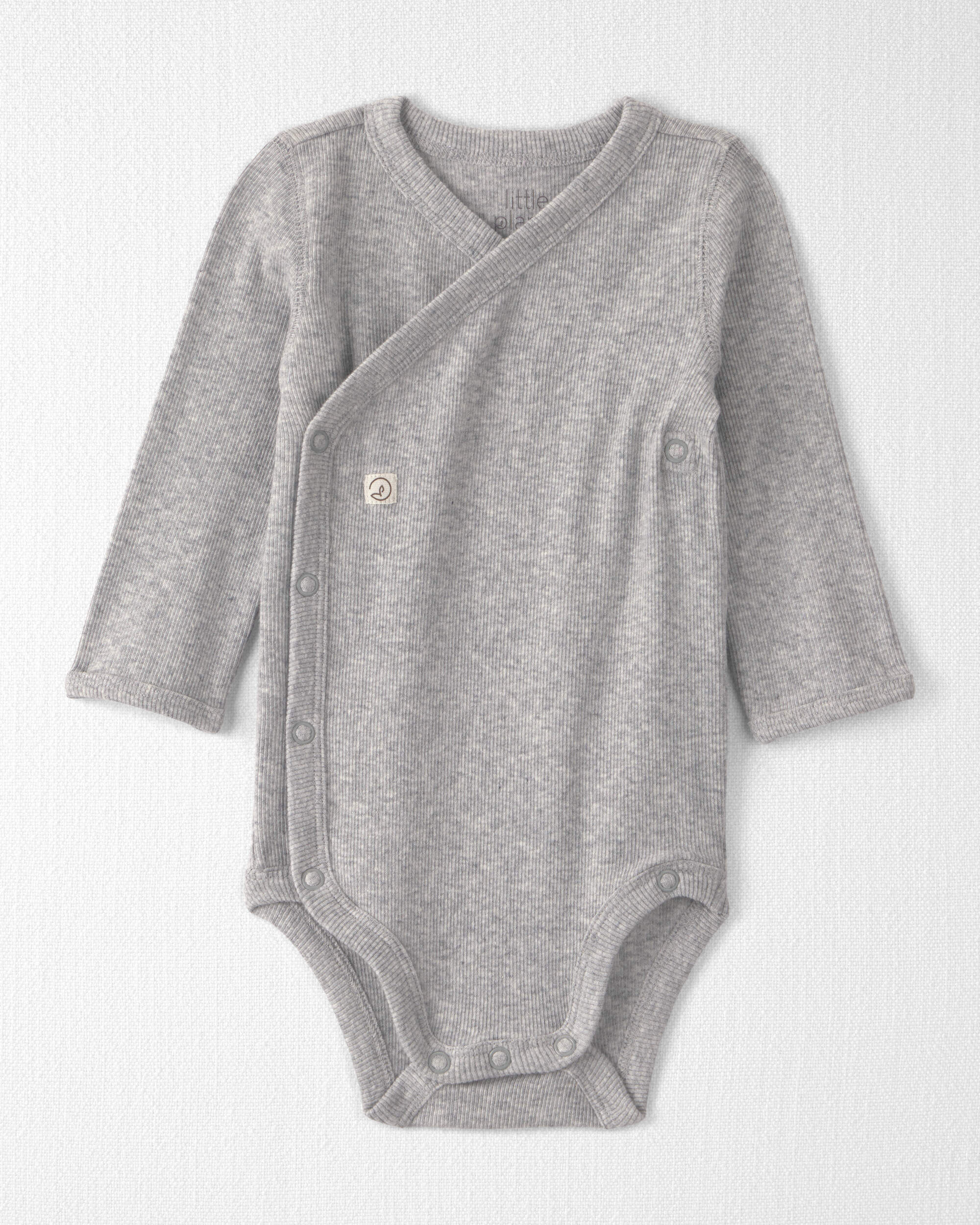 Baby Girl Organic Cotton Rib Bodysuit