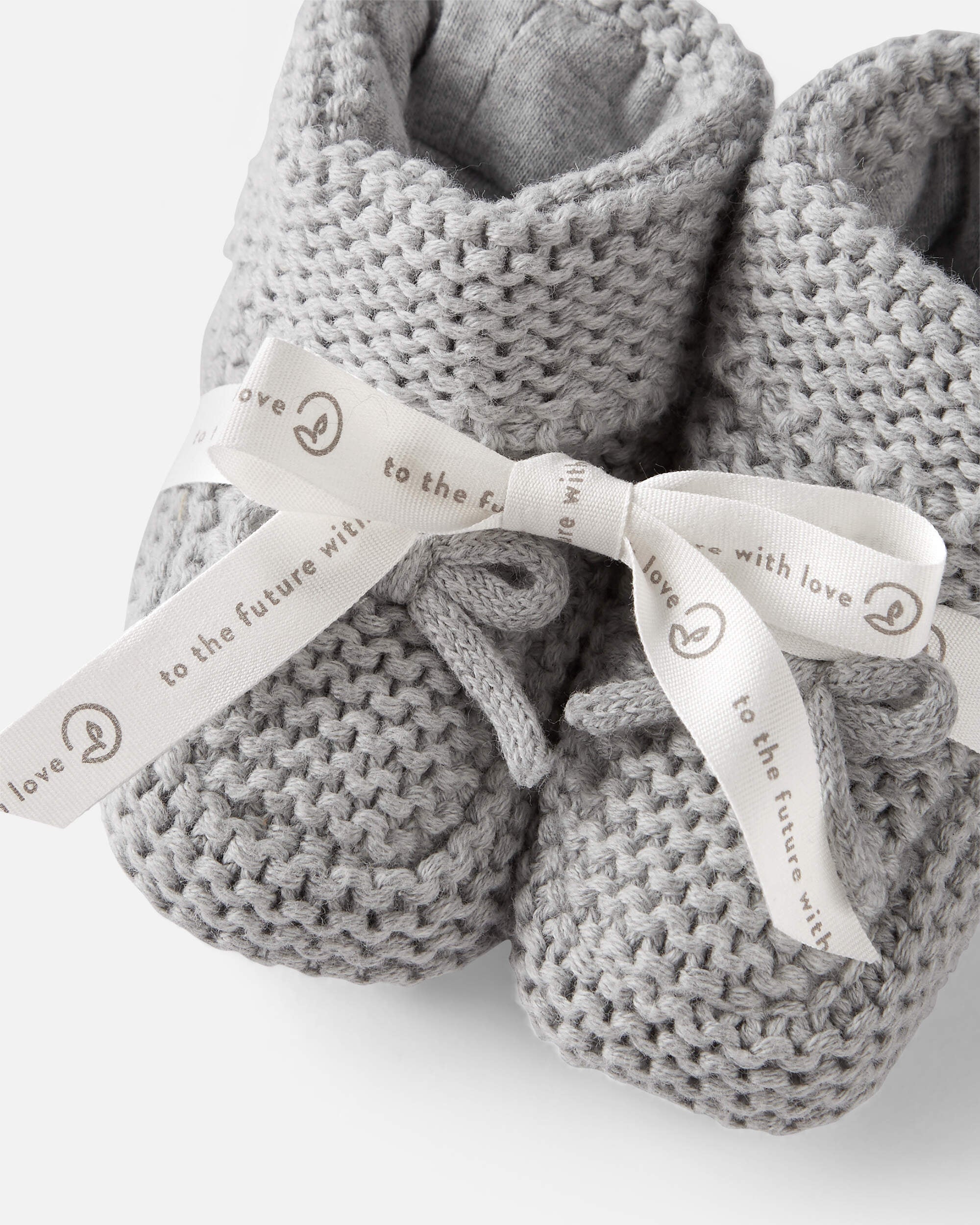 Baby Organic Cotton Crochet Booties