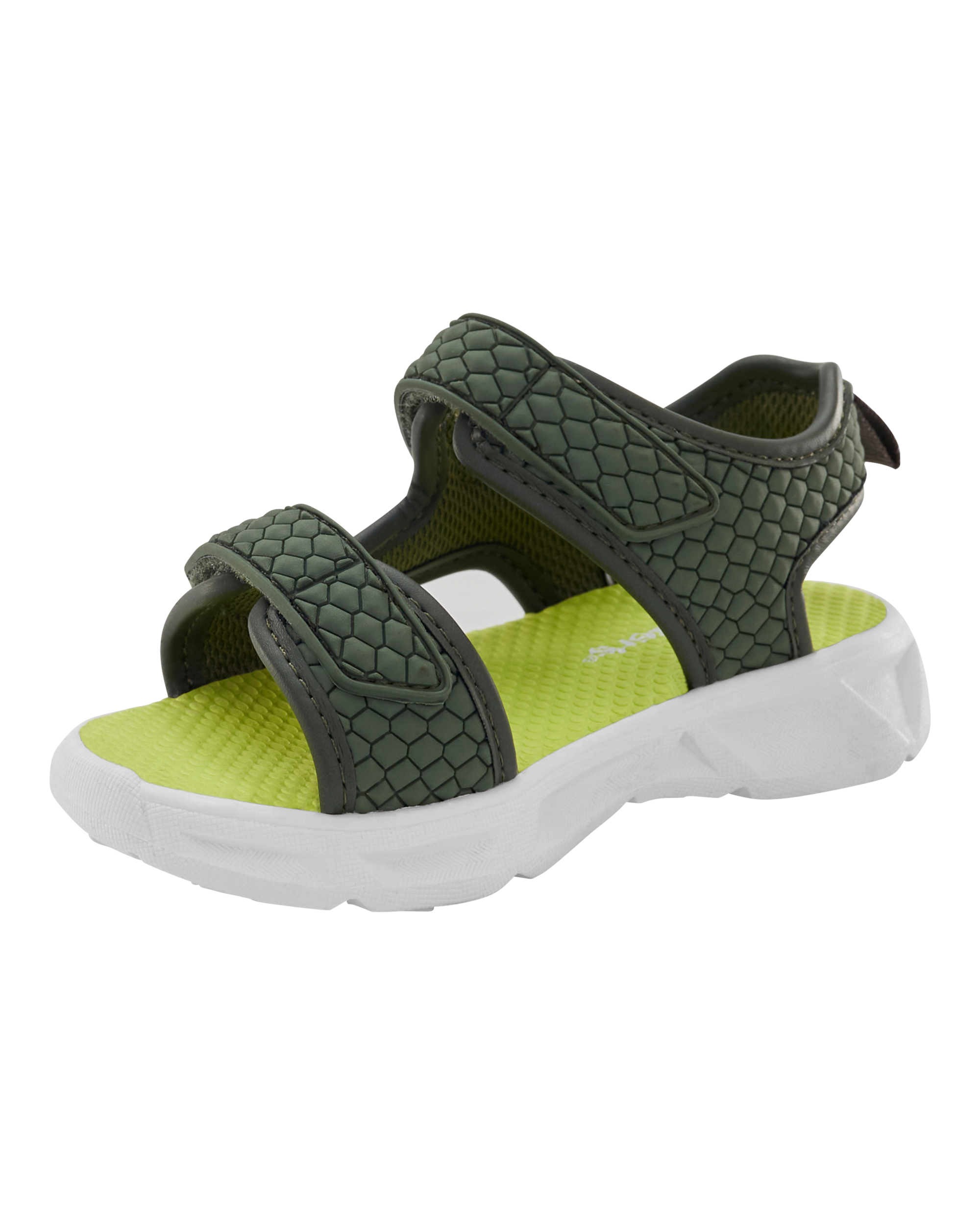 Toddler Rugged Light Up Sandals - Green
