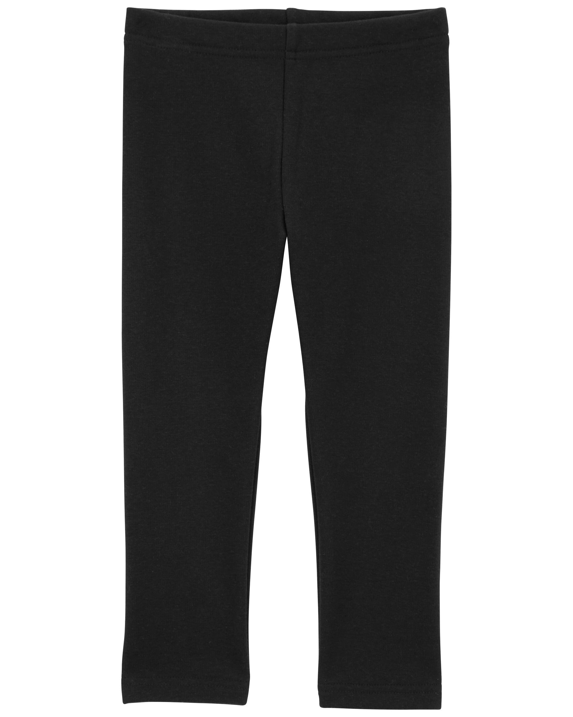 Black Cozy Fleece Leggings