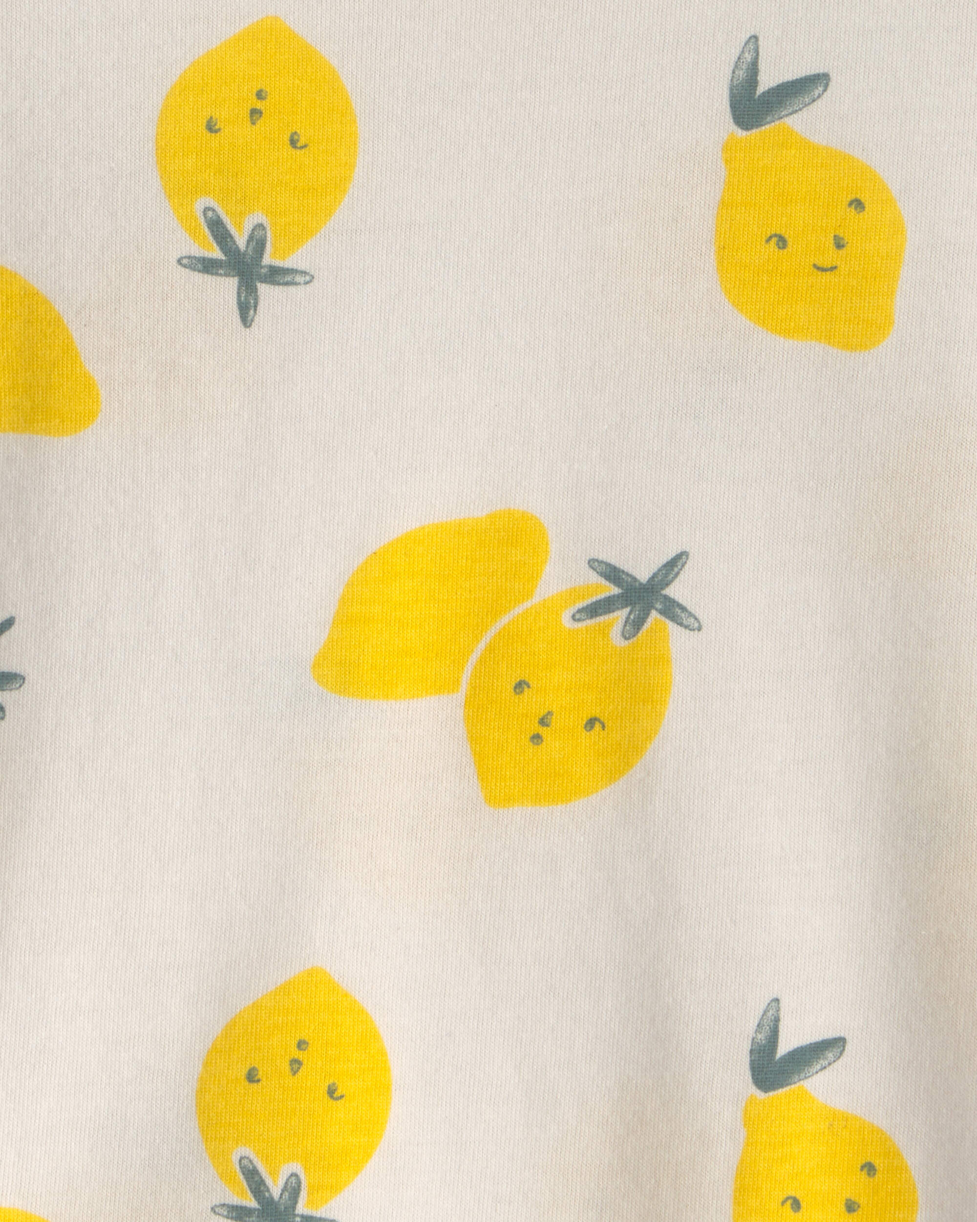 Baby Boy Lemon Short-Sleeve Top - Cream/Yellow