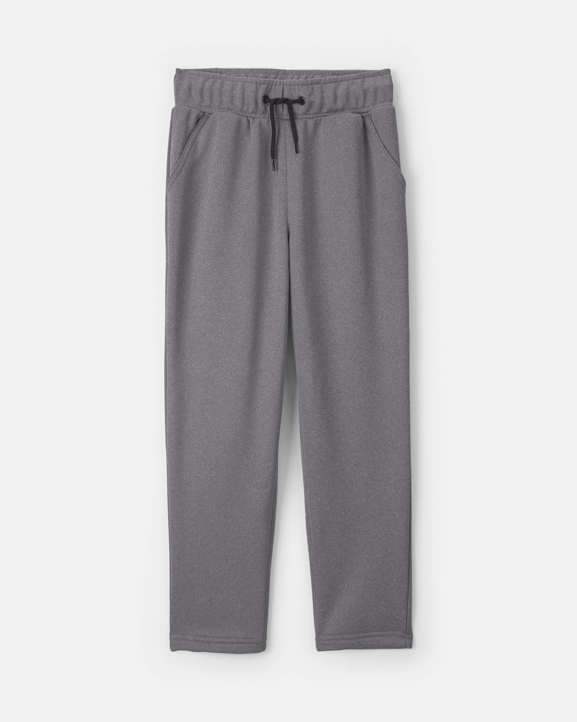 Boys French Terry Active Pants - Gray