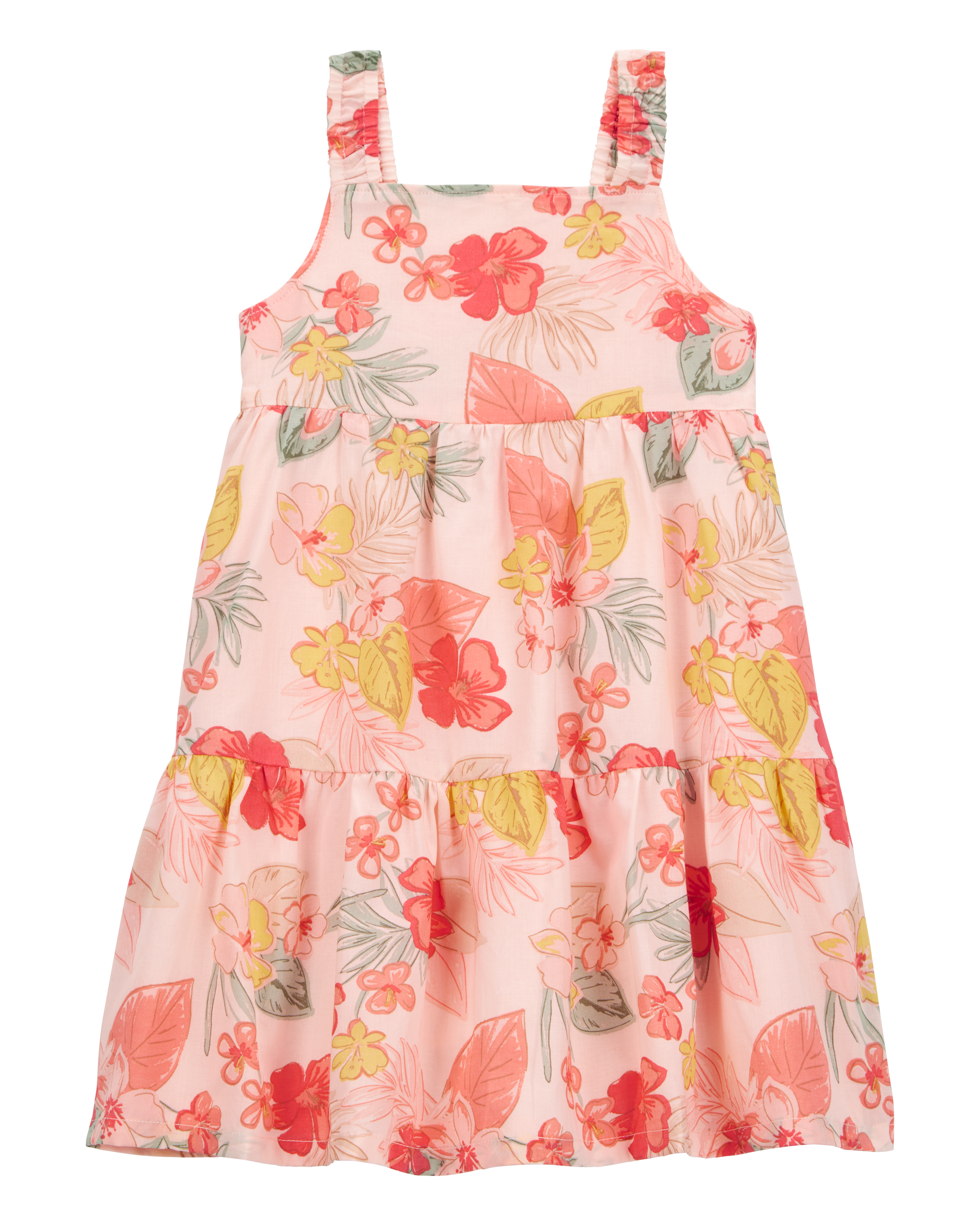 Toddler Floral Tiered Dress