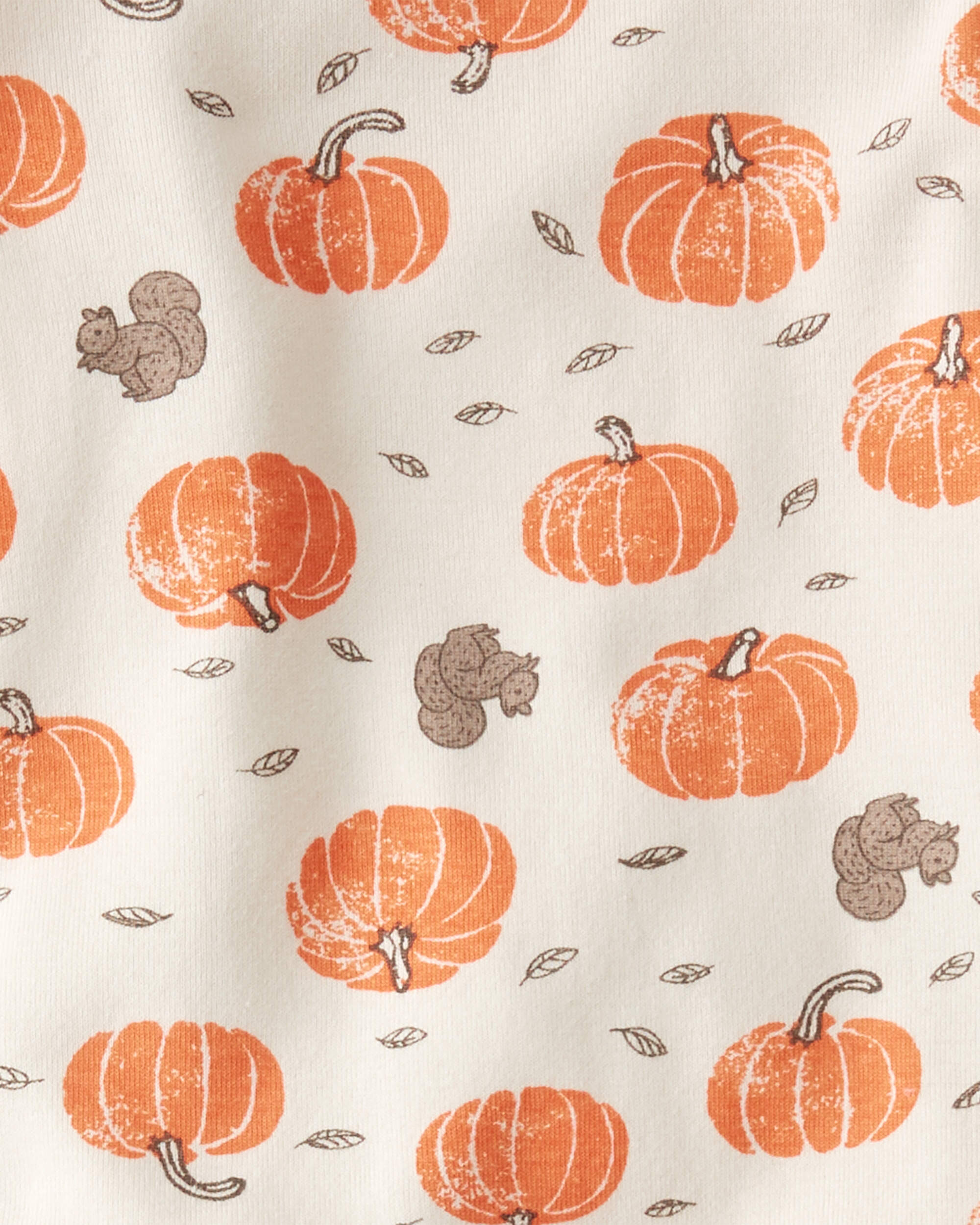 Baby 2-Piece Organic Cotton Pyjamas Harvest Pumpkins