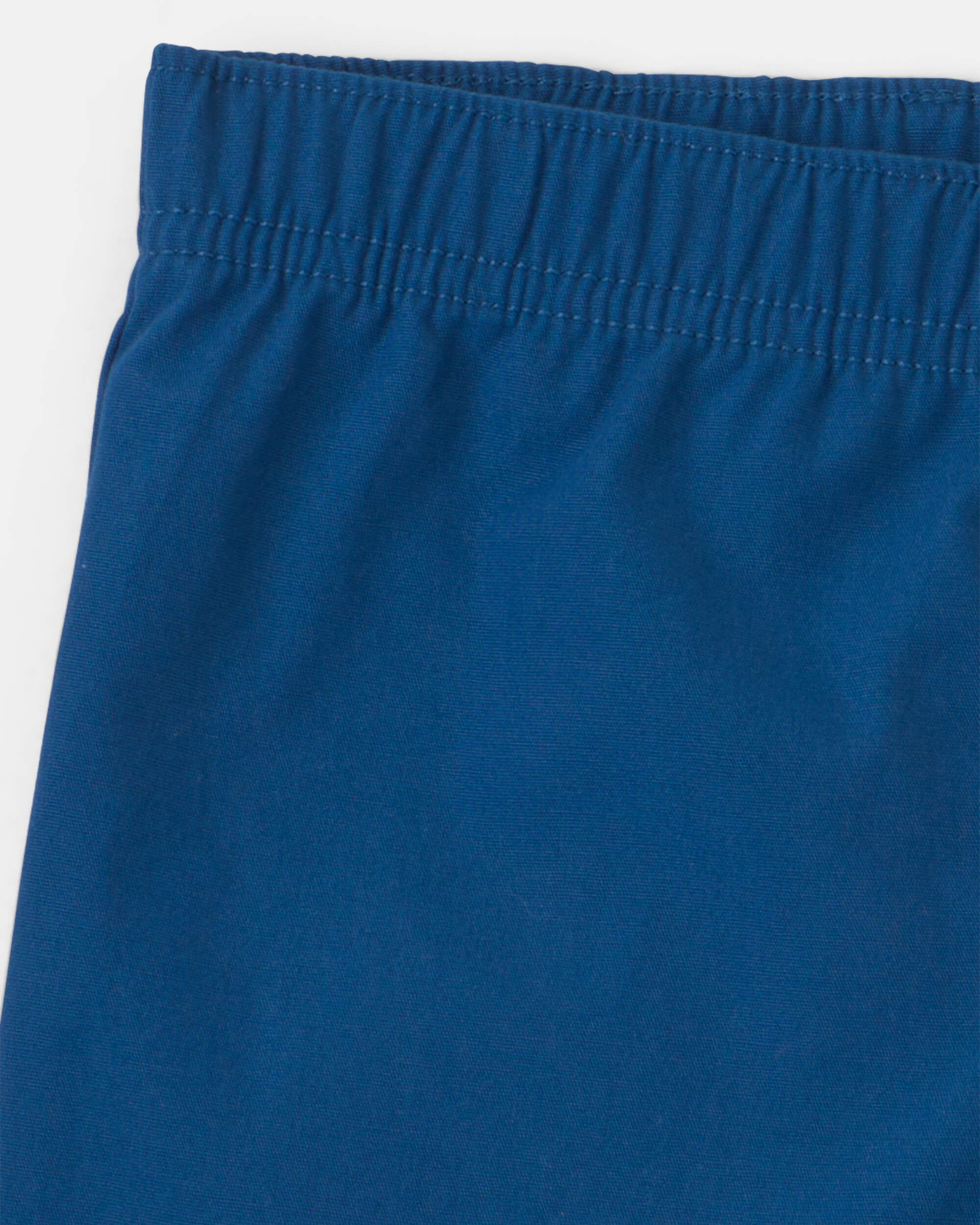 Toddler Boy 2-Piece Palm Tree Polo & Short Set - Blue/Ivory