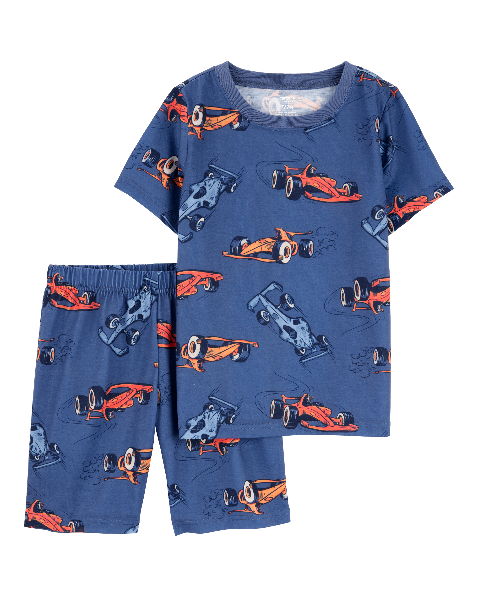 Kid 2-Piece Race Car Loose Fit Pyjamas