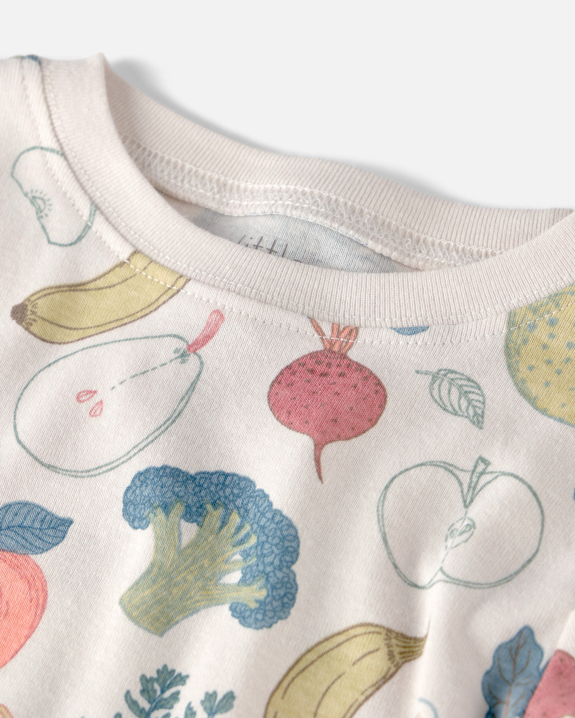 Baby 2-Piece Organic Cotton Pyjama Veggie Fruit Print