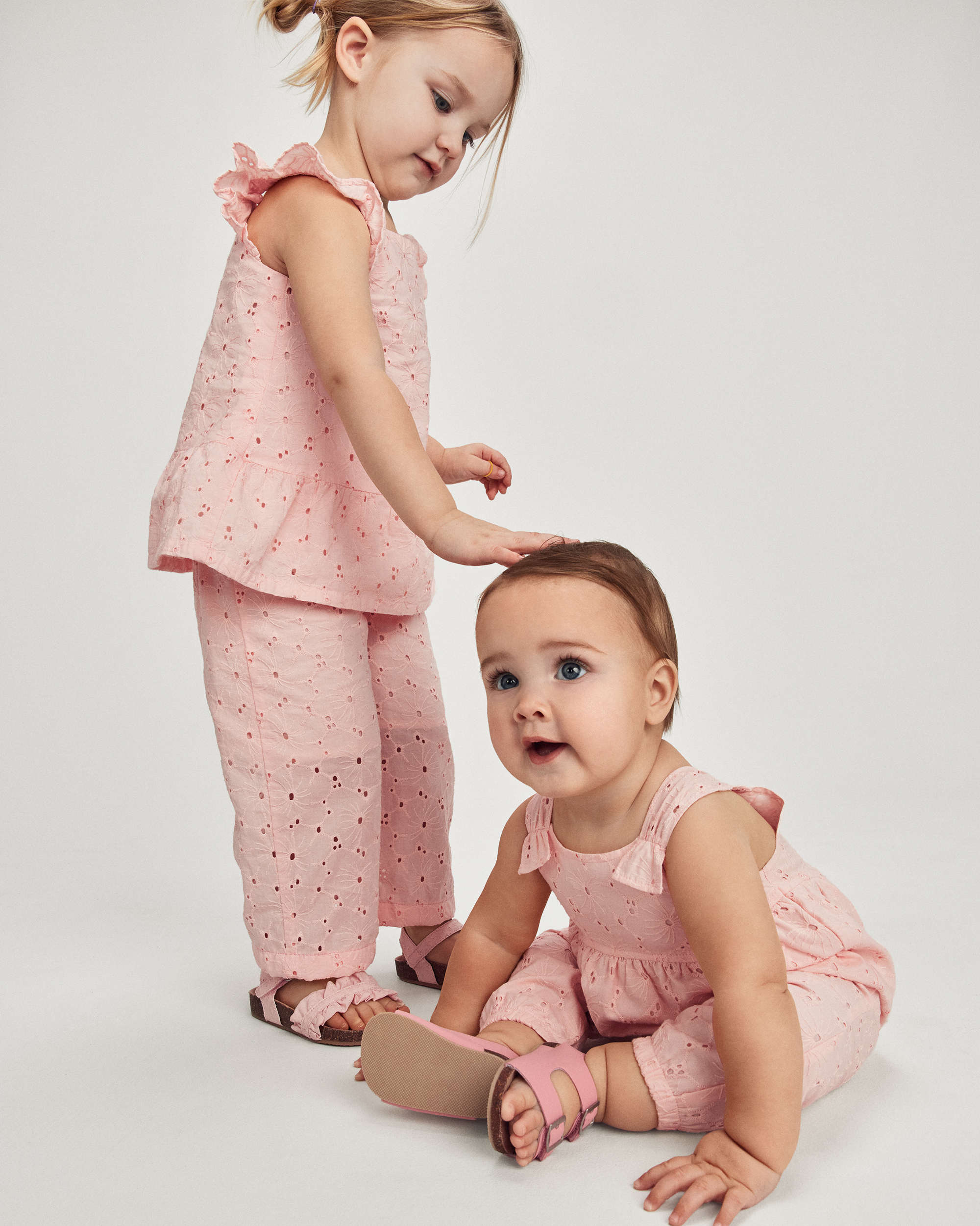 Baby Girl Floral Sunhat - Pink