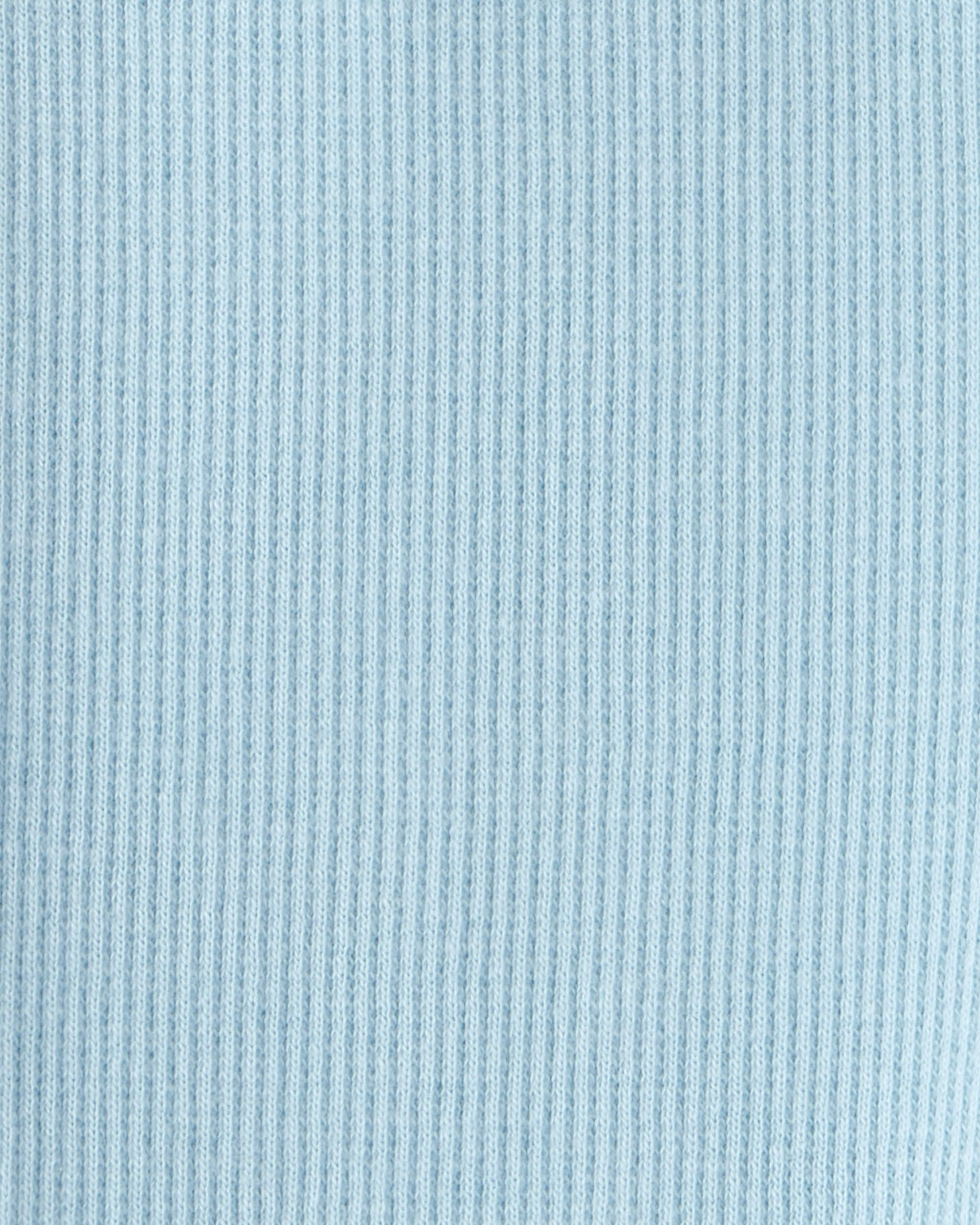 Baby Girl Rib Pants - Blue