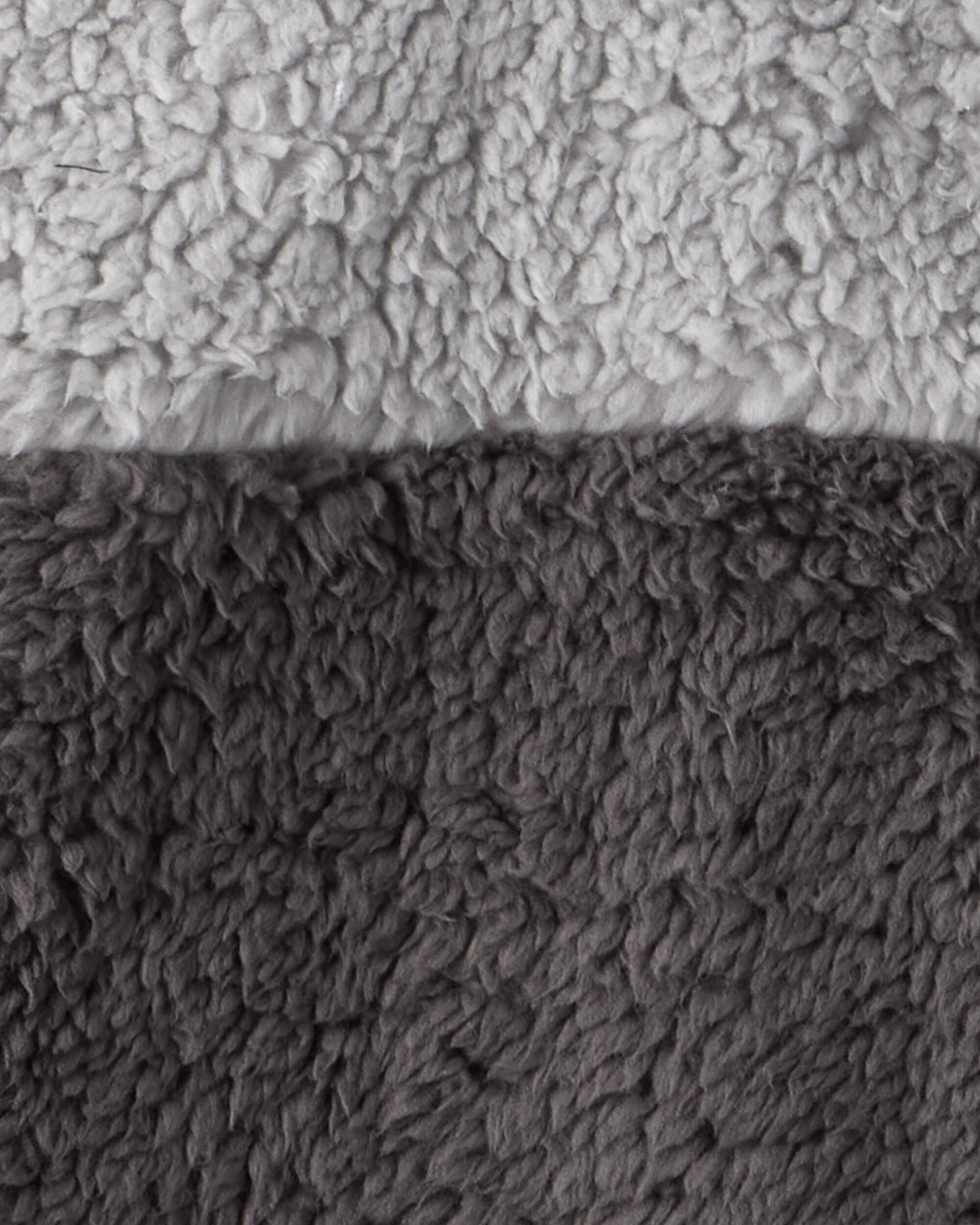 Boys Long-Sleeve Zip-Up Jacket - Grey/Black