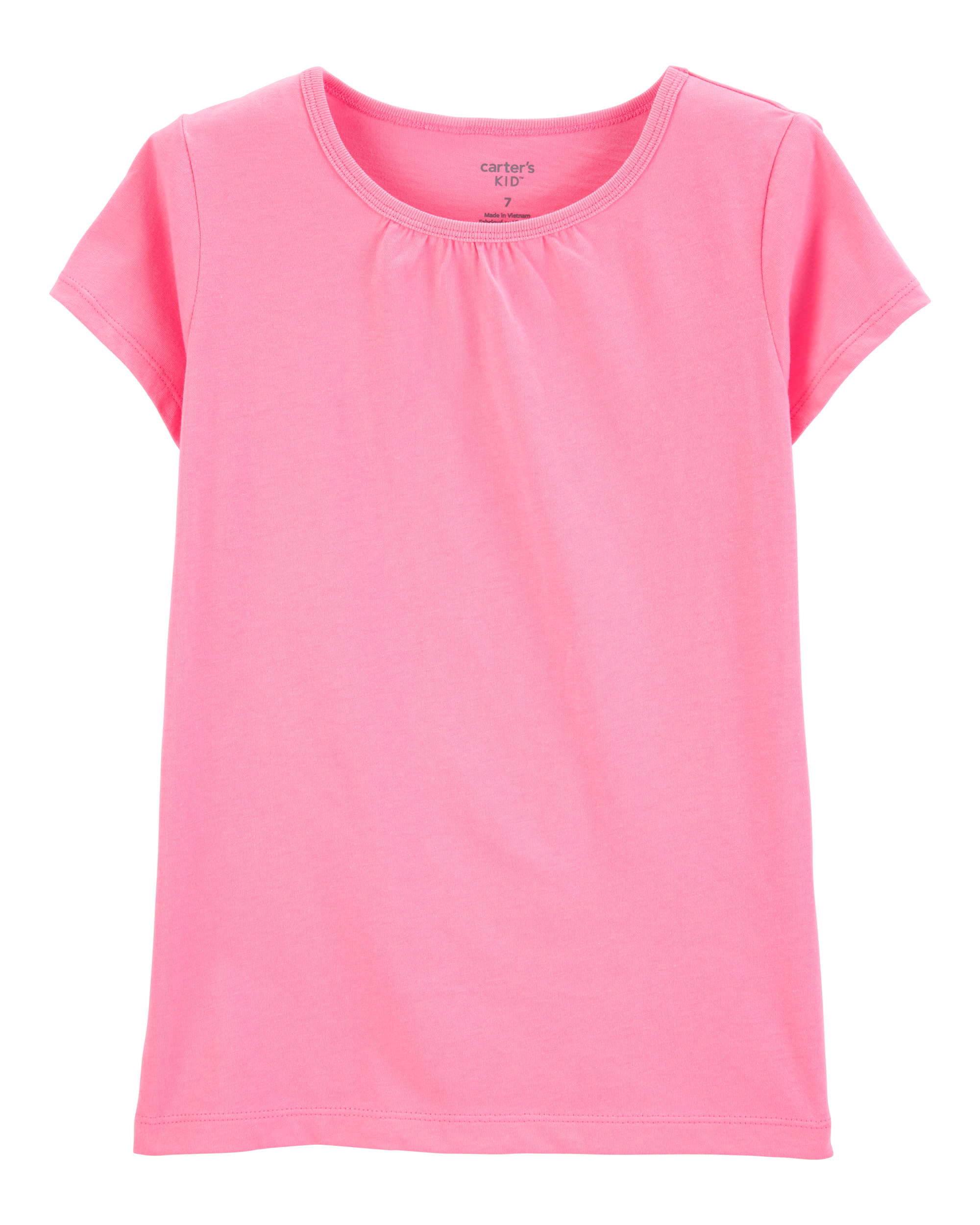 Kid Pink Cotton Tee | Carter's Oshkosh Canada